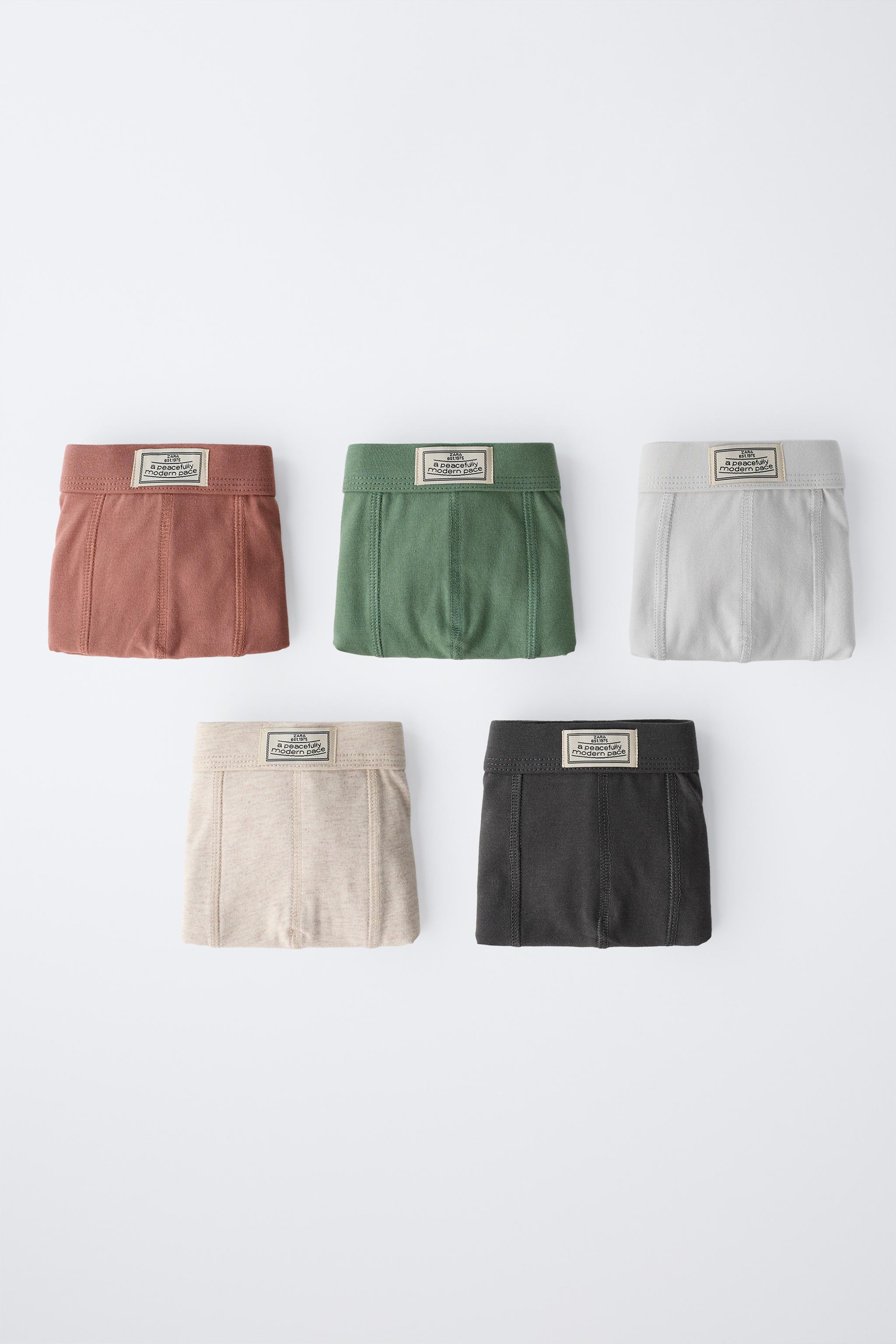 AGES 6-14/ FIVE-PACK OF BOXERS WITH LABEL