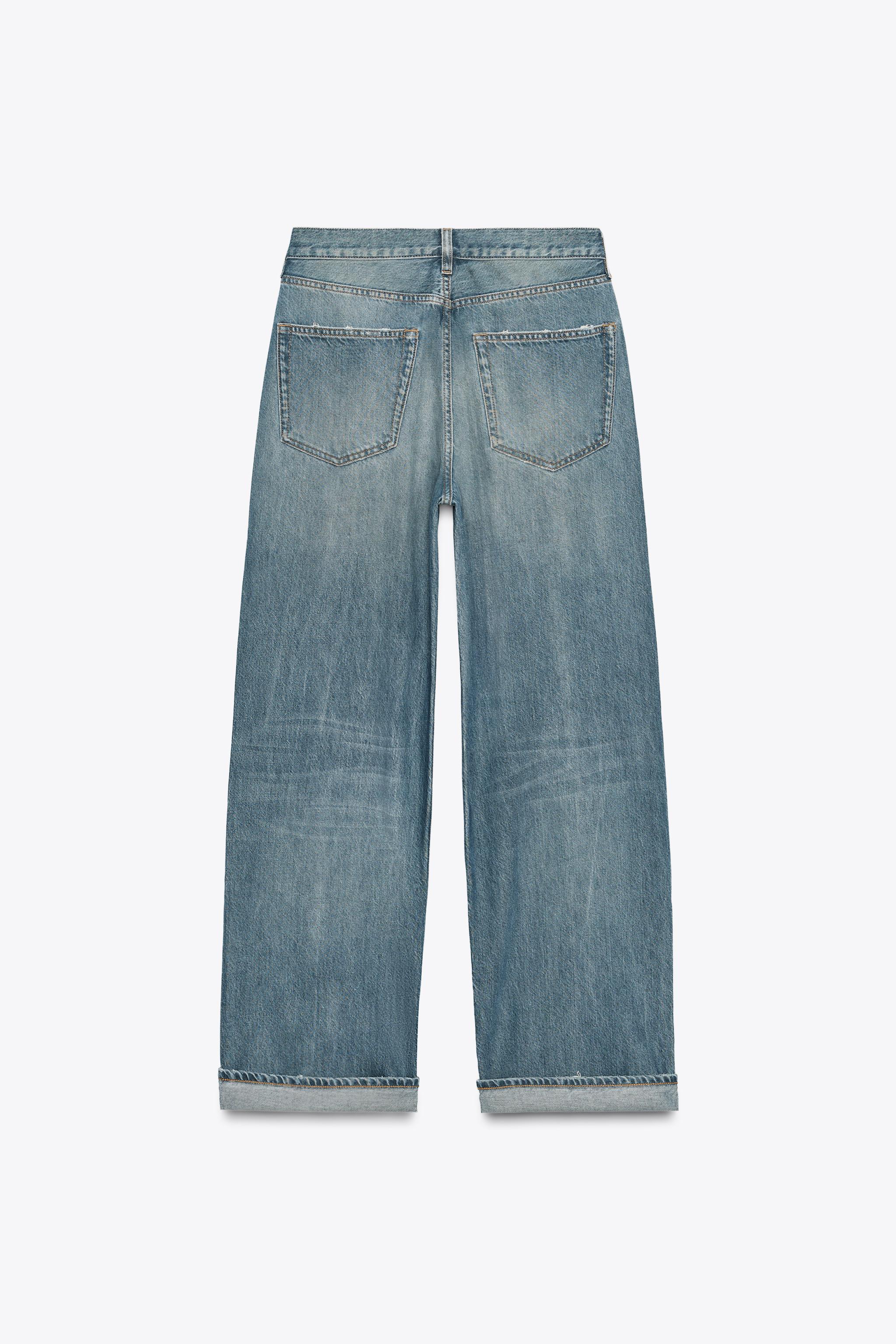 ZW COLLECTION MID-RISE BAGGY JEANS