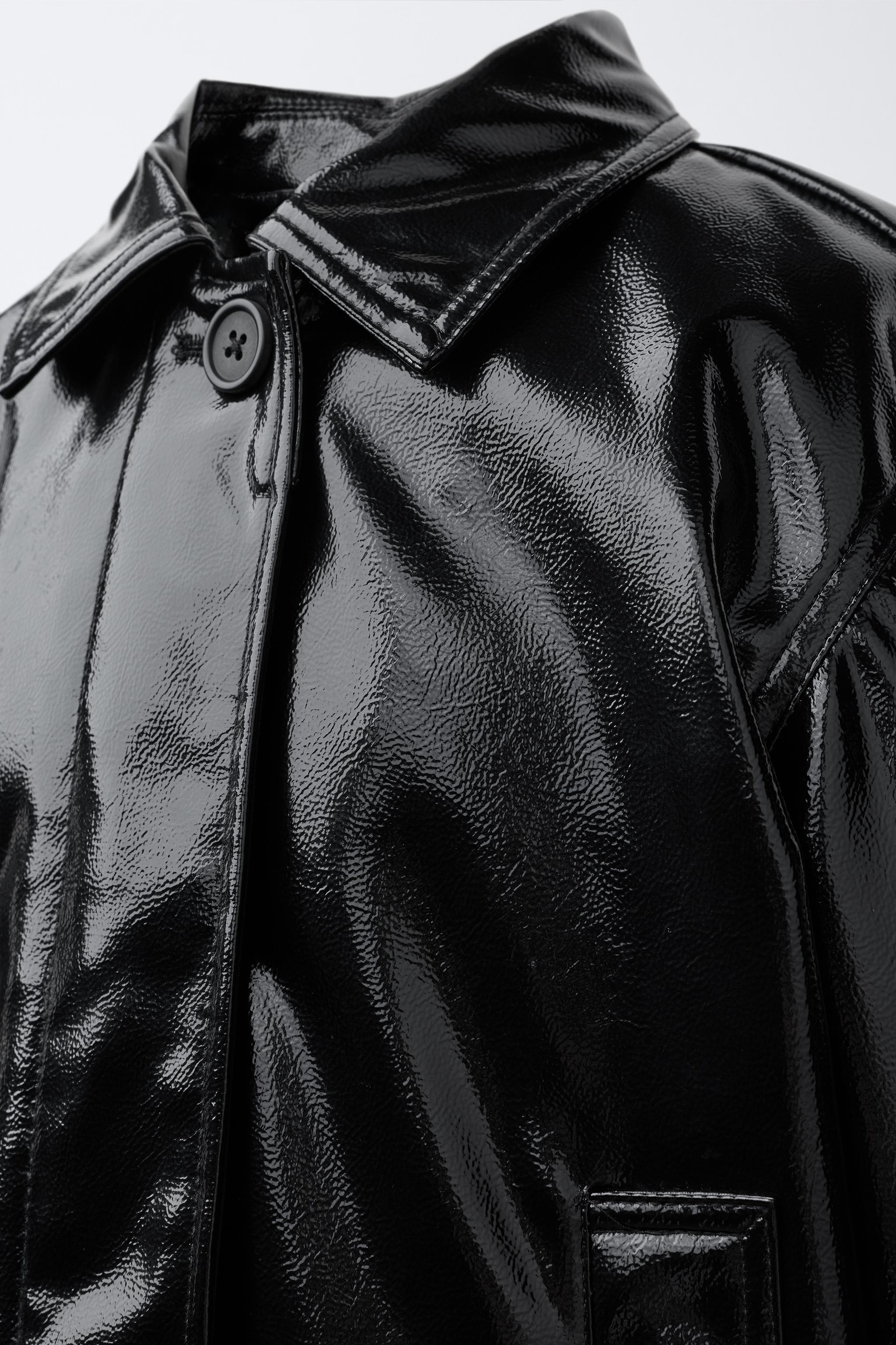 FAUX LEATHER JACKET