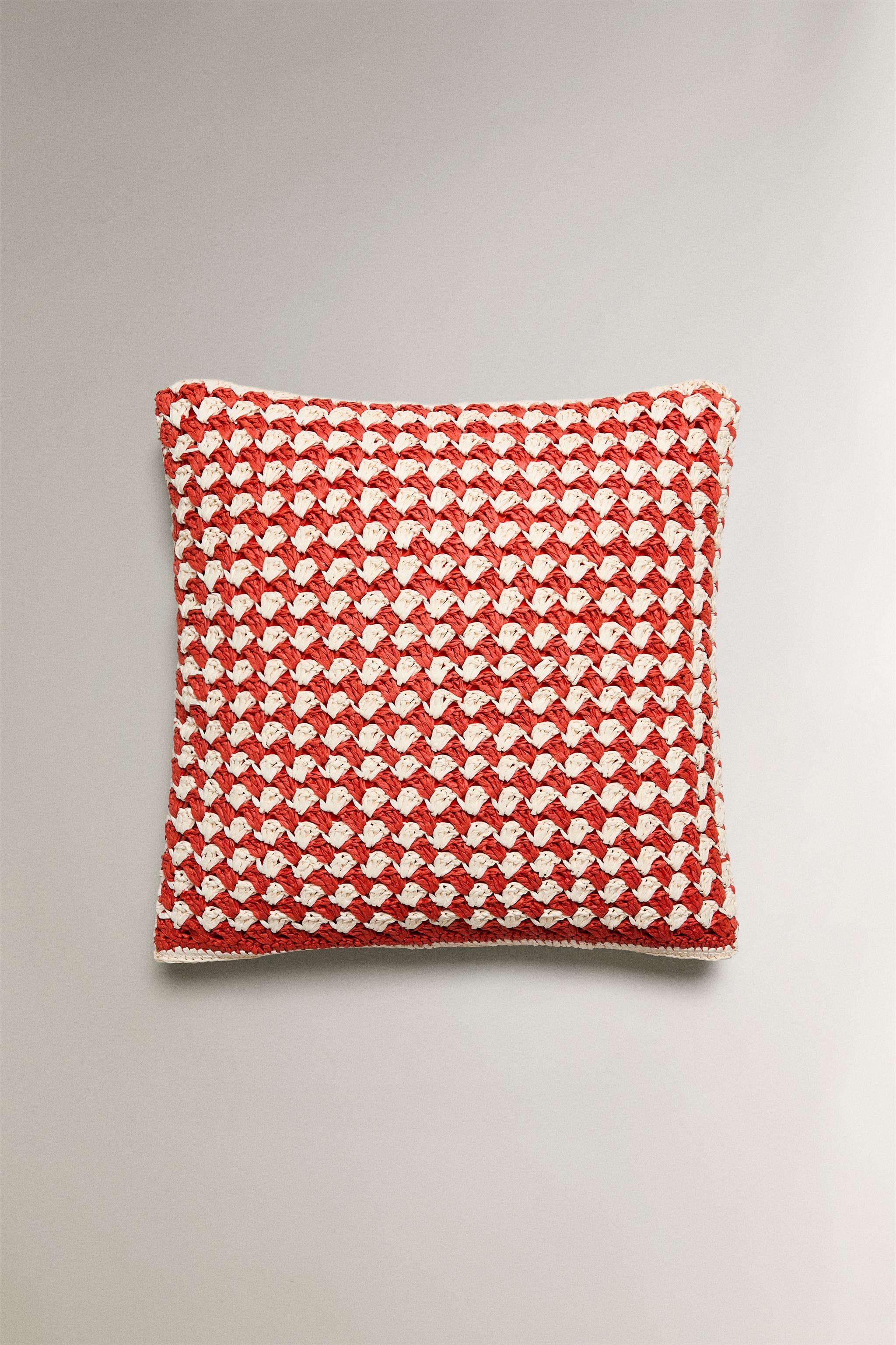 CROCHET THROW PILLOW COVER