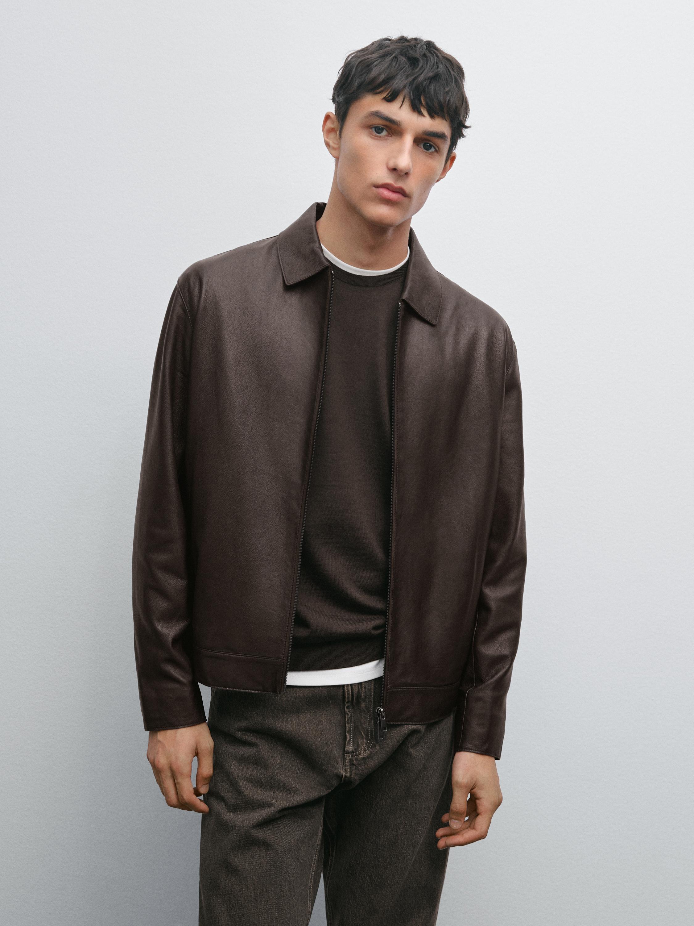 Nappa sheepskin jacket