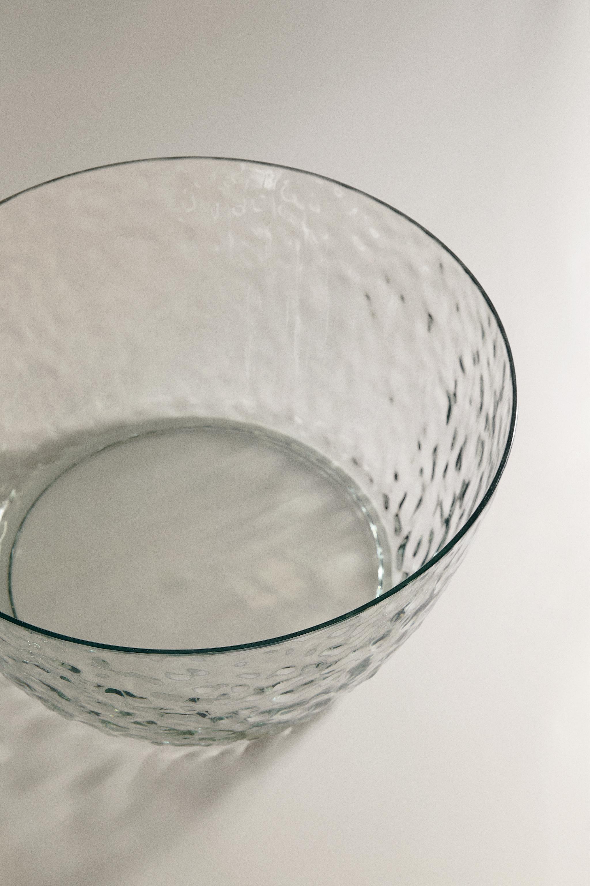 ACRYLIC TEXTURED SALAD BOWL