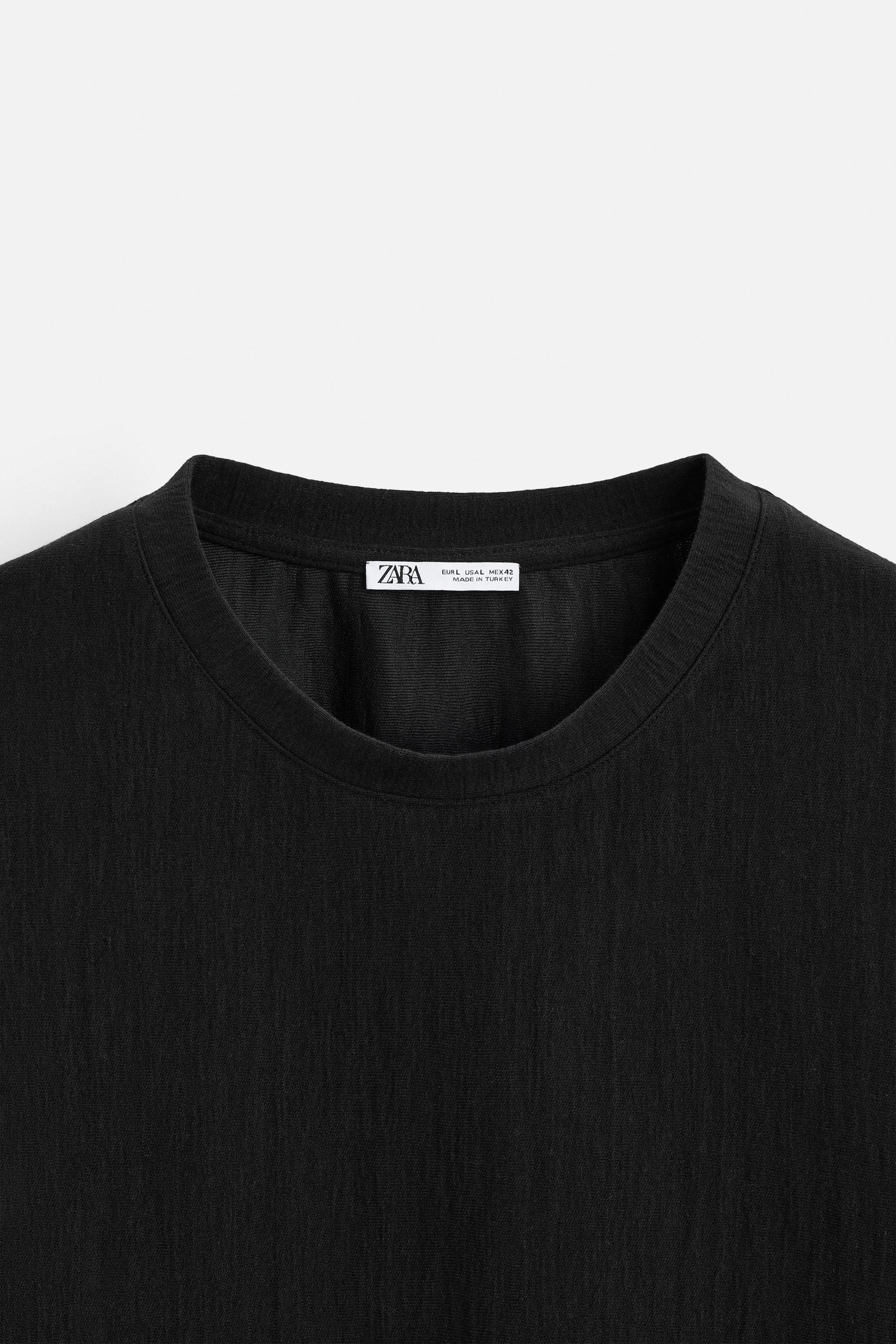 RELAXED FIT STRUCTURED T-SHIRT