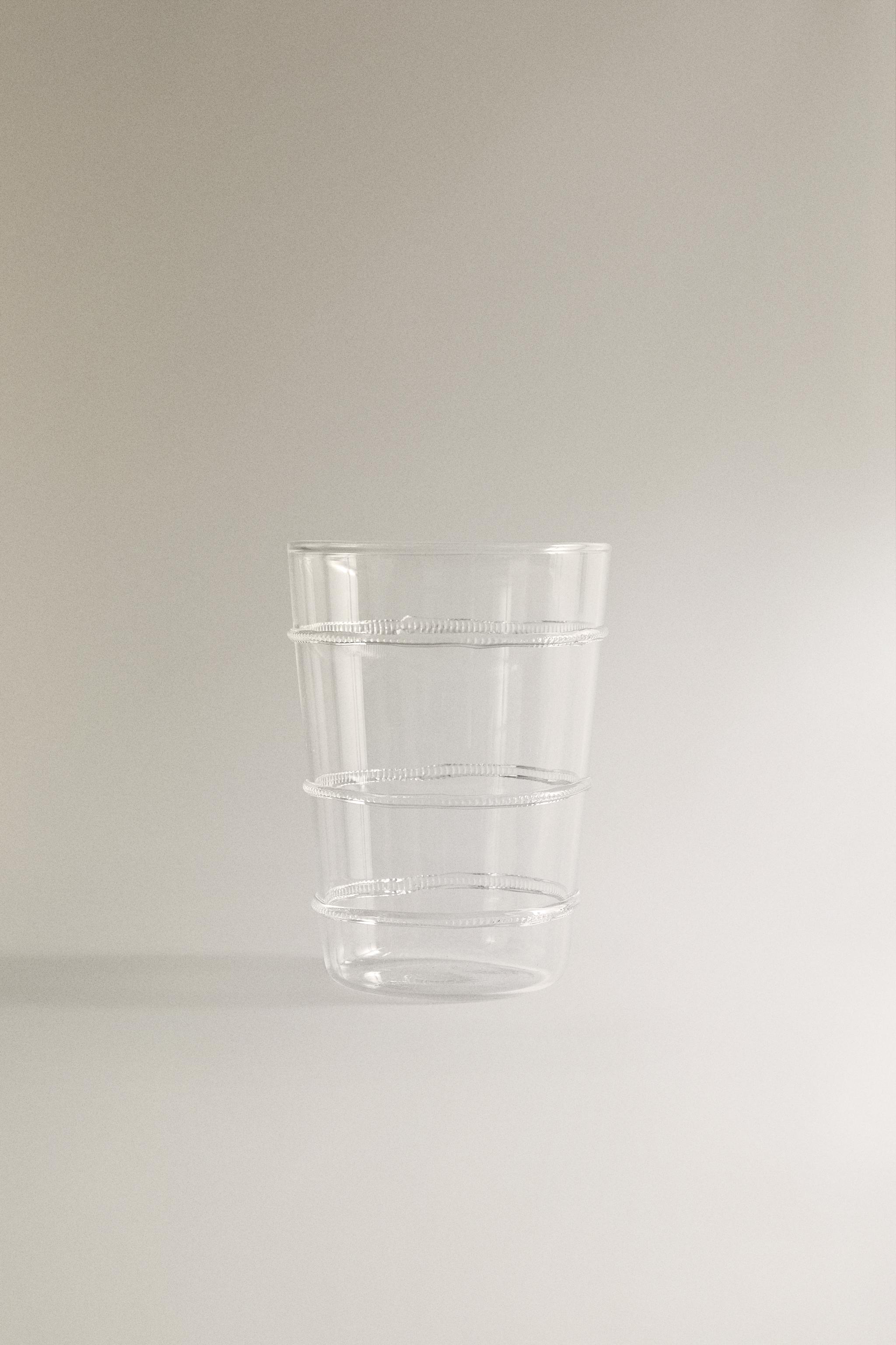 BOROSILICATE TUMBLER WITH LINES