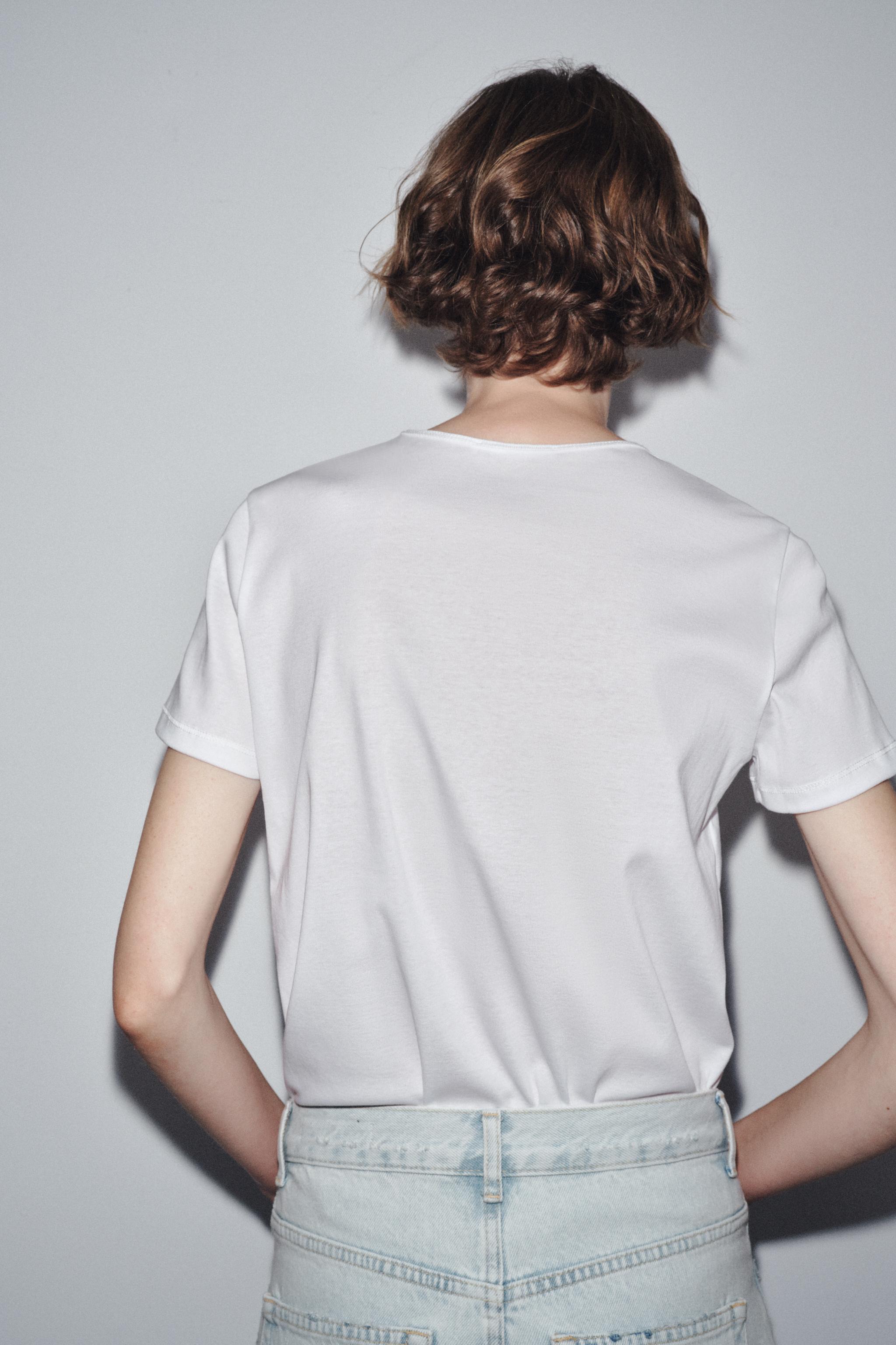 MERCERIZED COTTON T-SHIRT