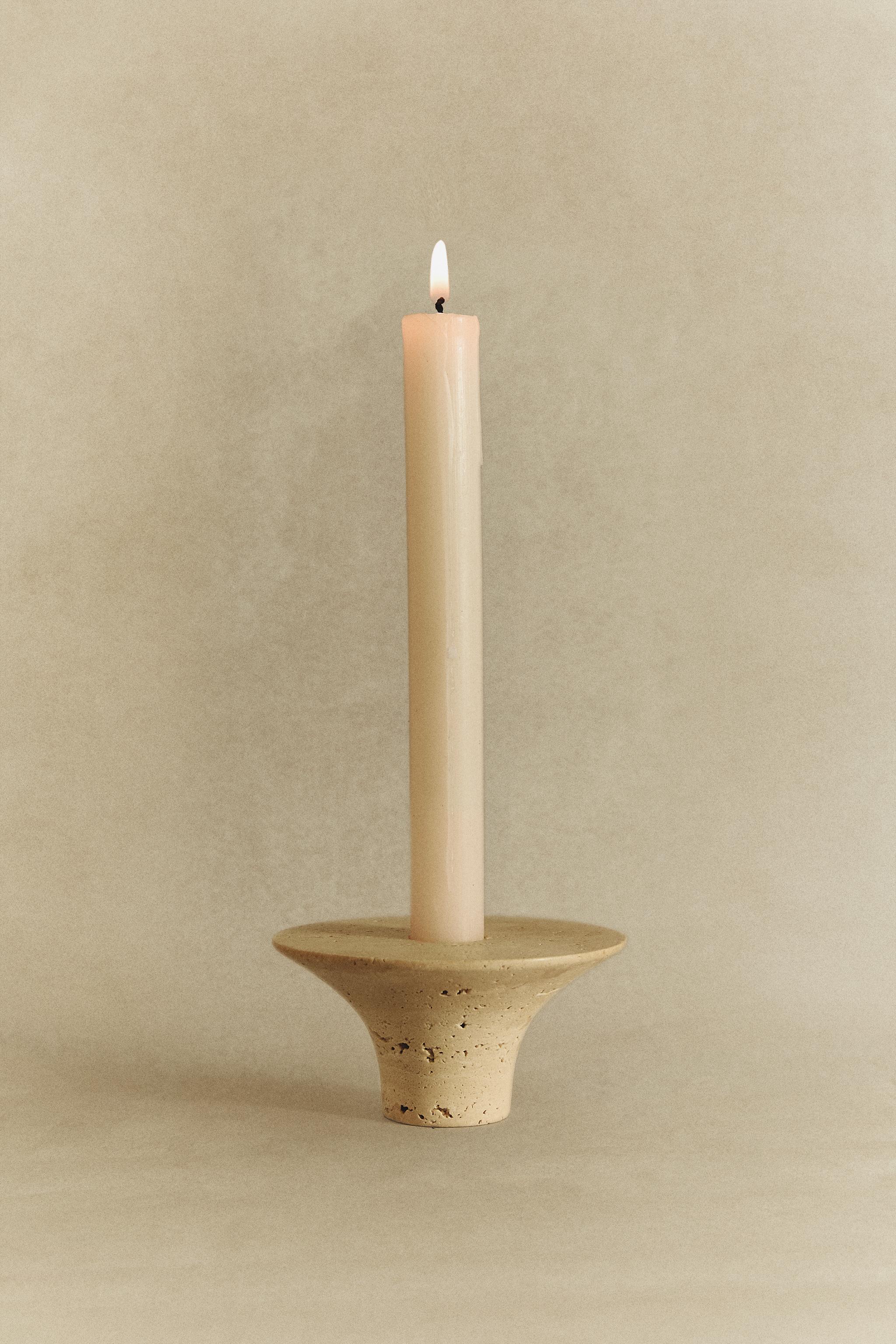 ROUND MARBLE TEALIGHT HOLDER