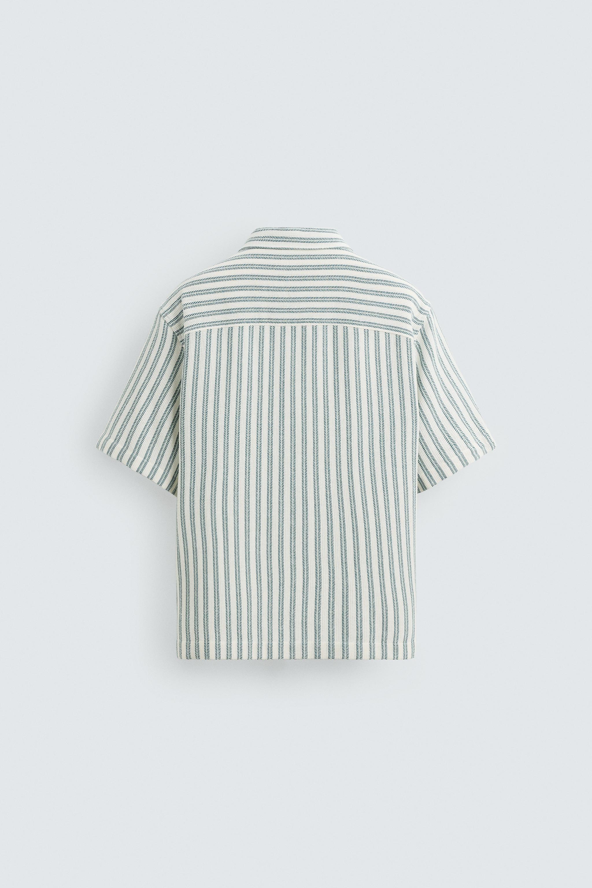 HERRINGBONE TEXTURED POLO SHIRT