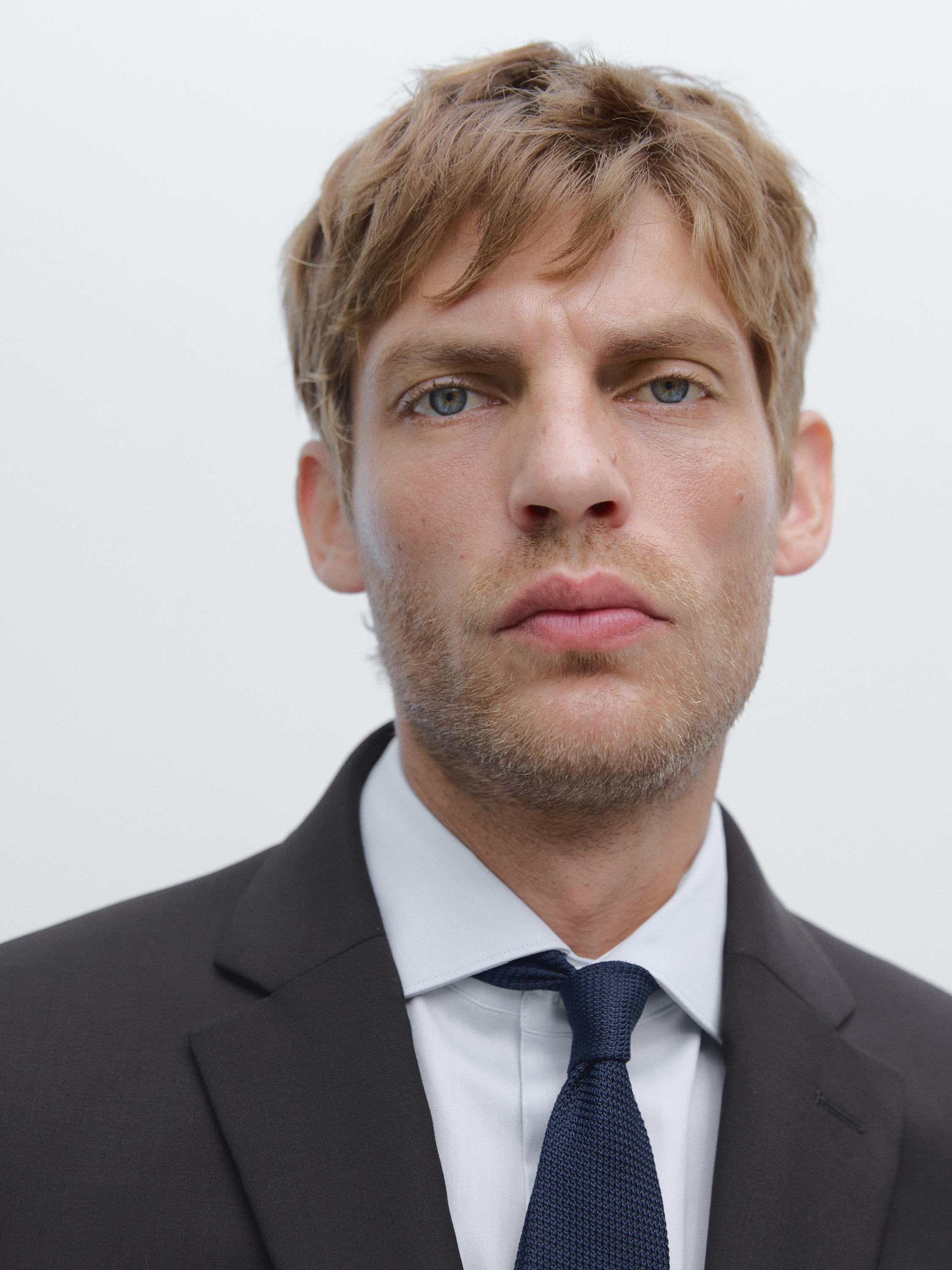 100% wool suit blazer