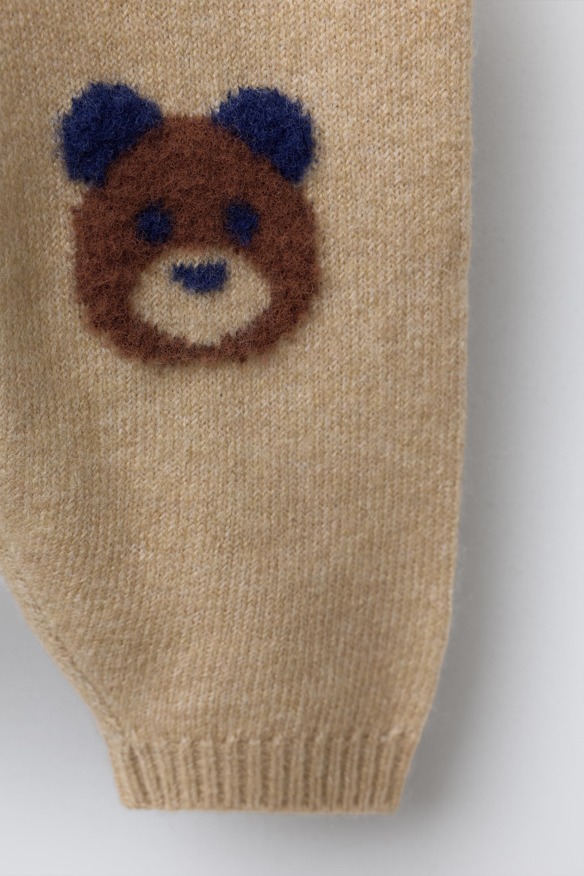 TEDDY BEAR KNIT JOGGING PANTS