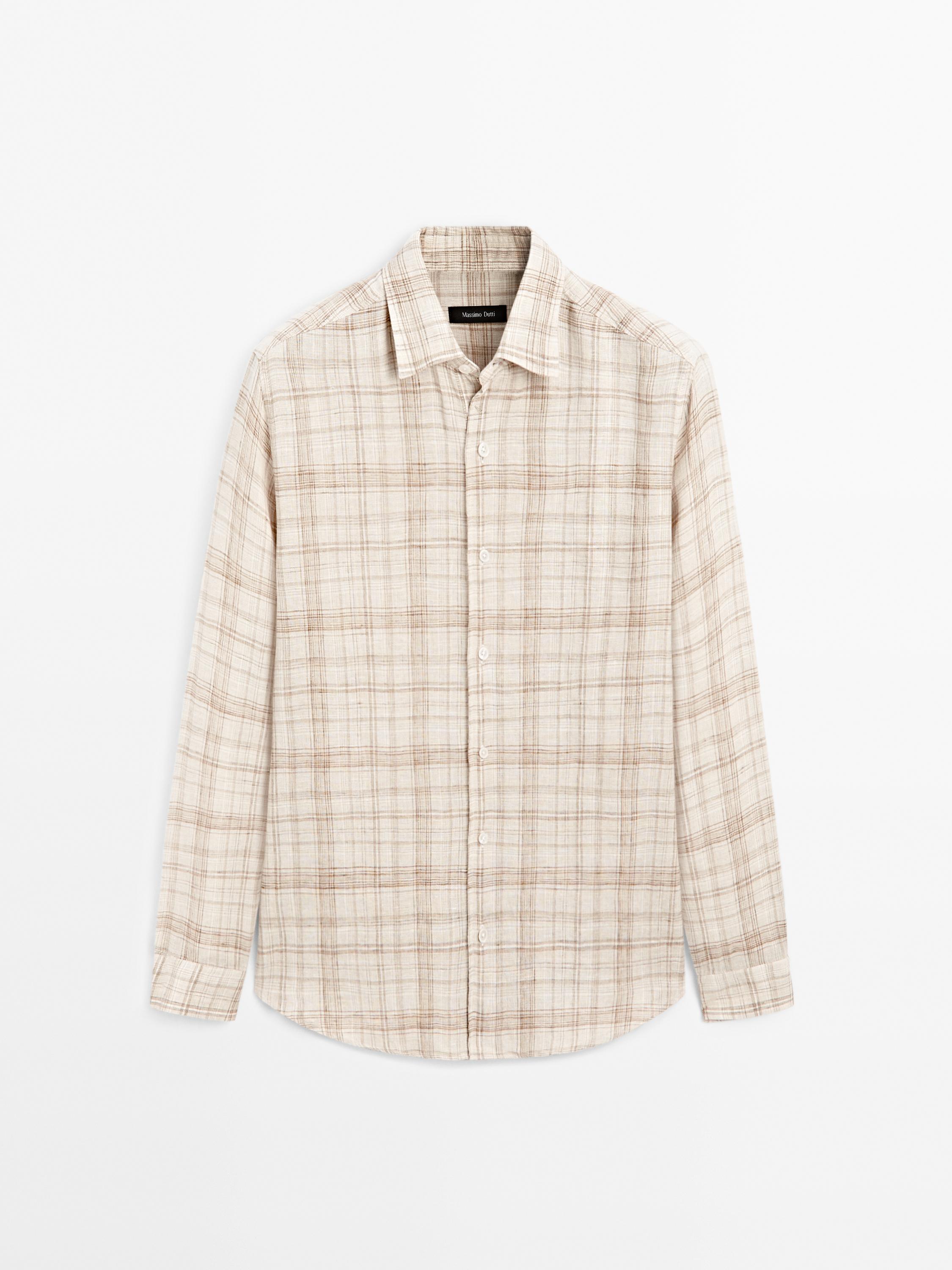 Regular fit check shirt