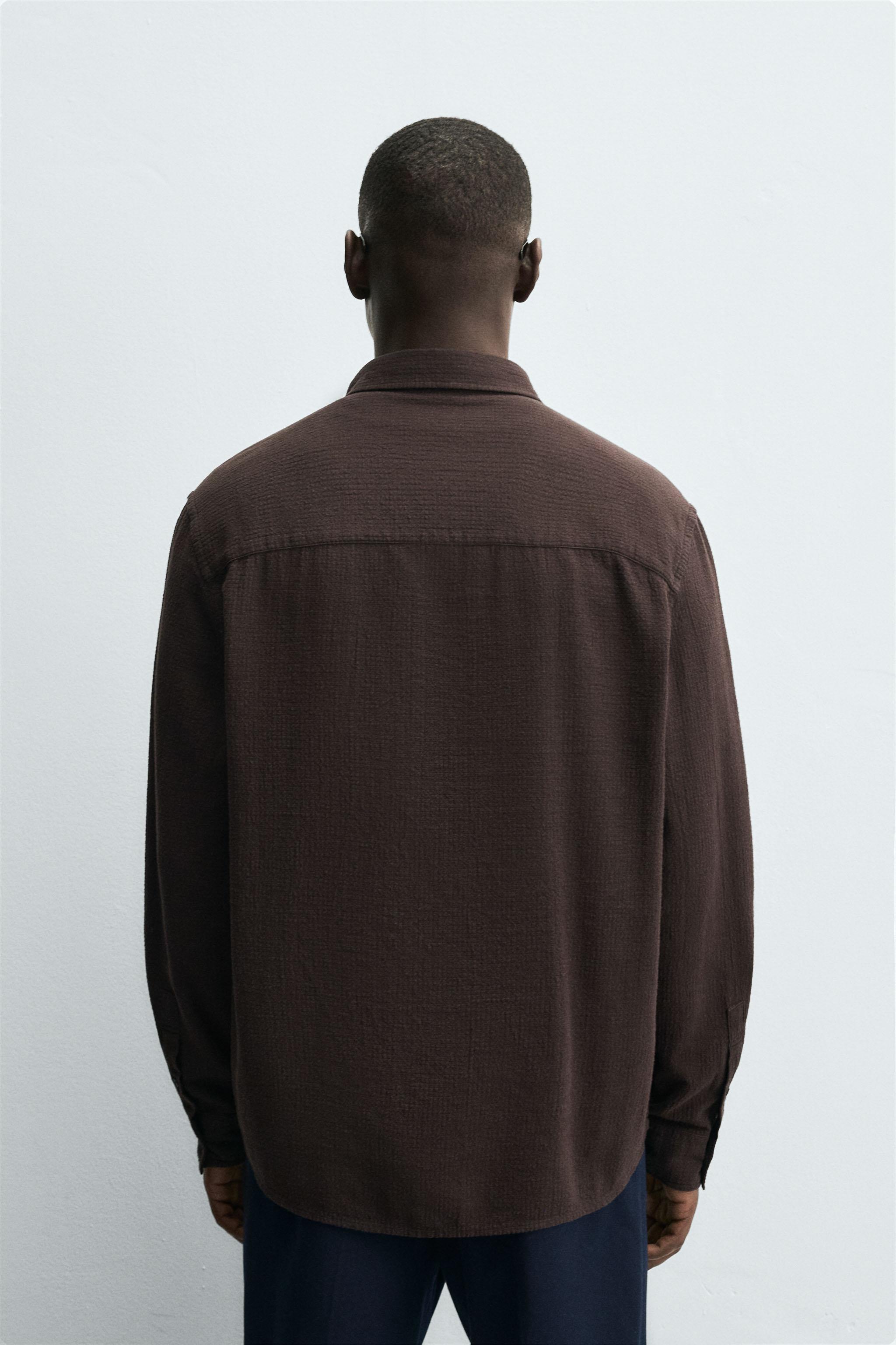 TEXTURED CHECKERED SHIRT