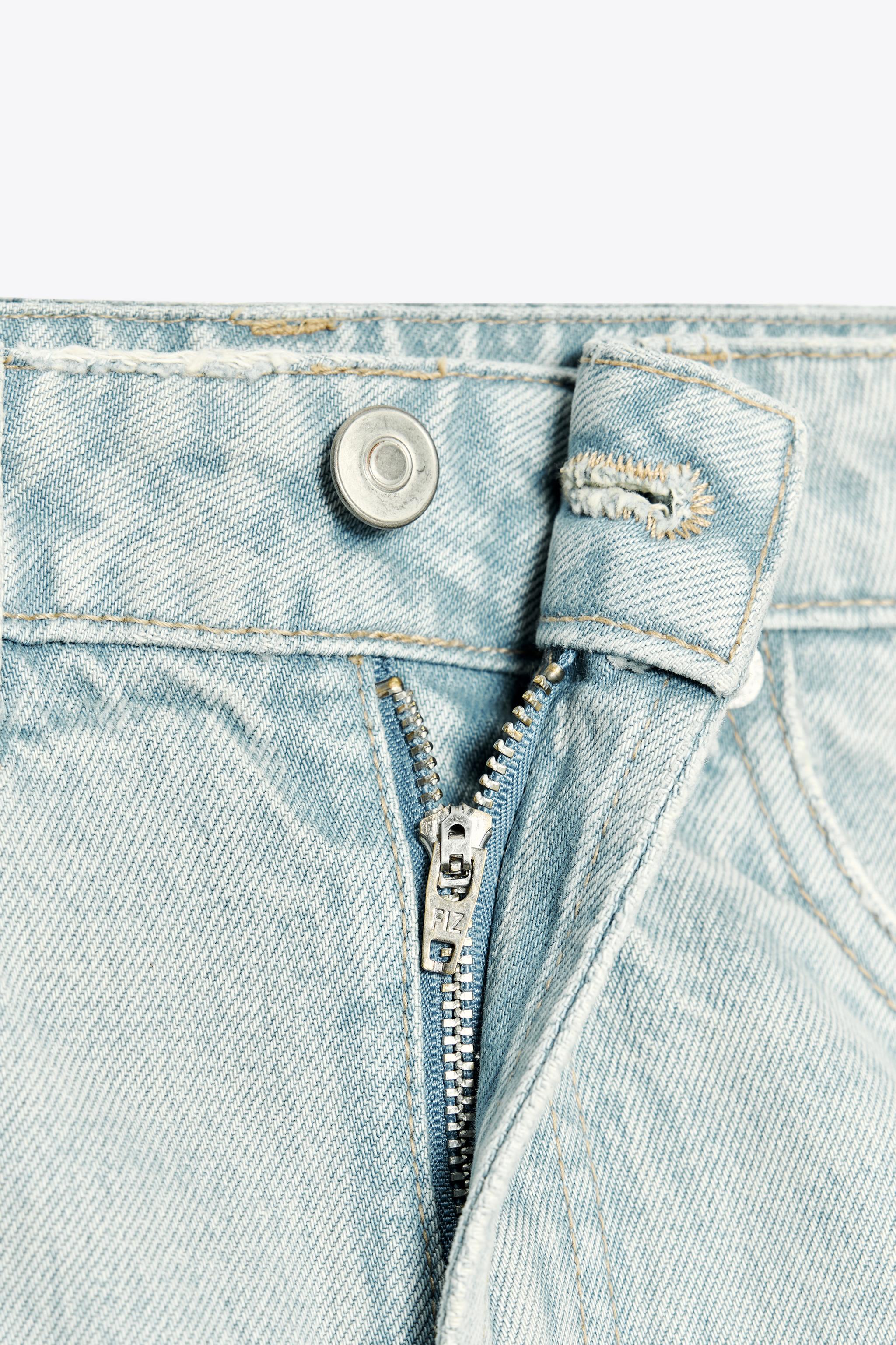 TRF MID-RISE MINI DENIM SHORTS