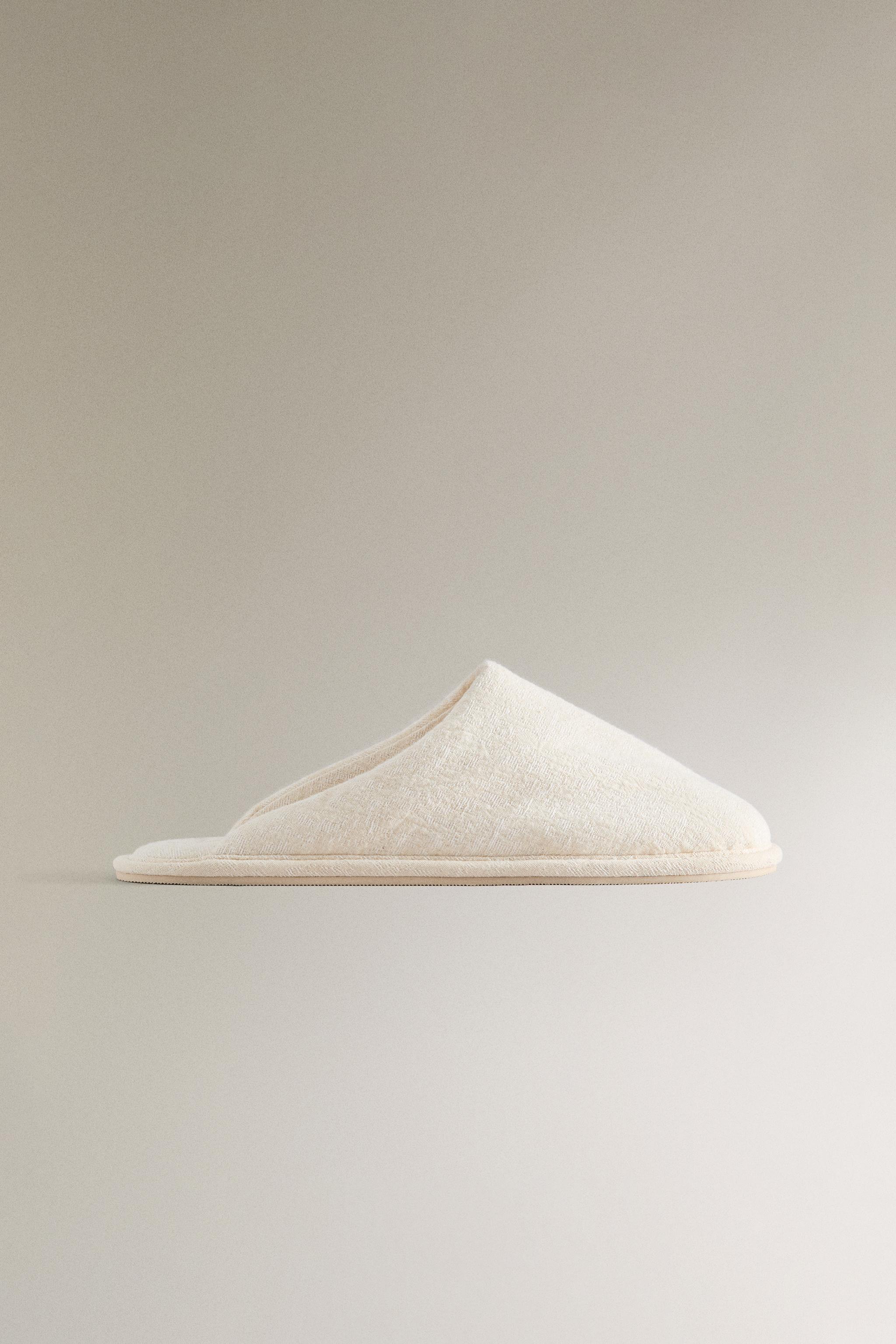 JACQUARD MULE SLIPPERS