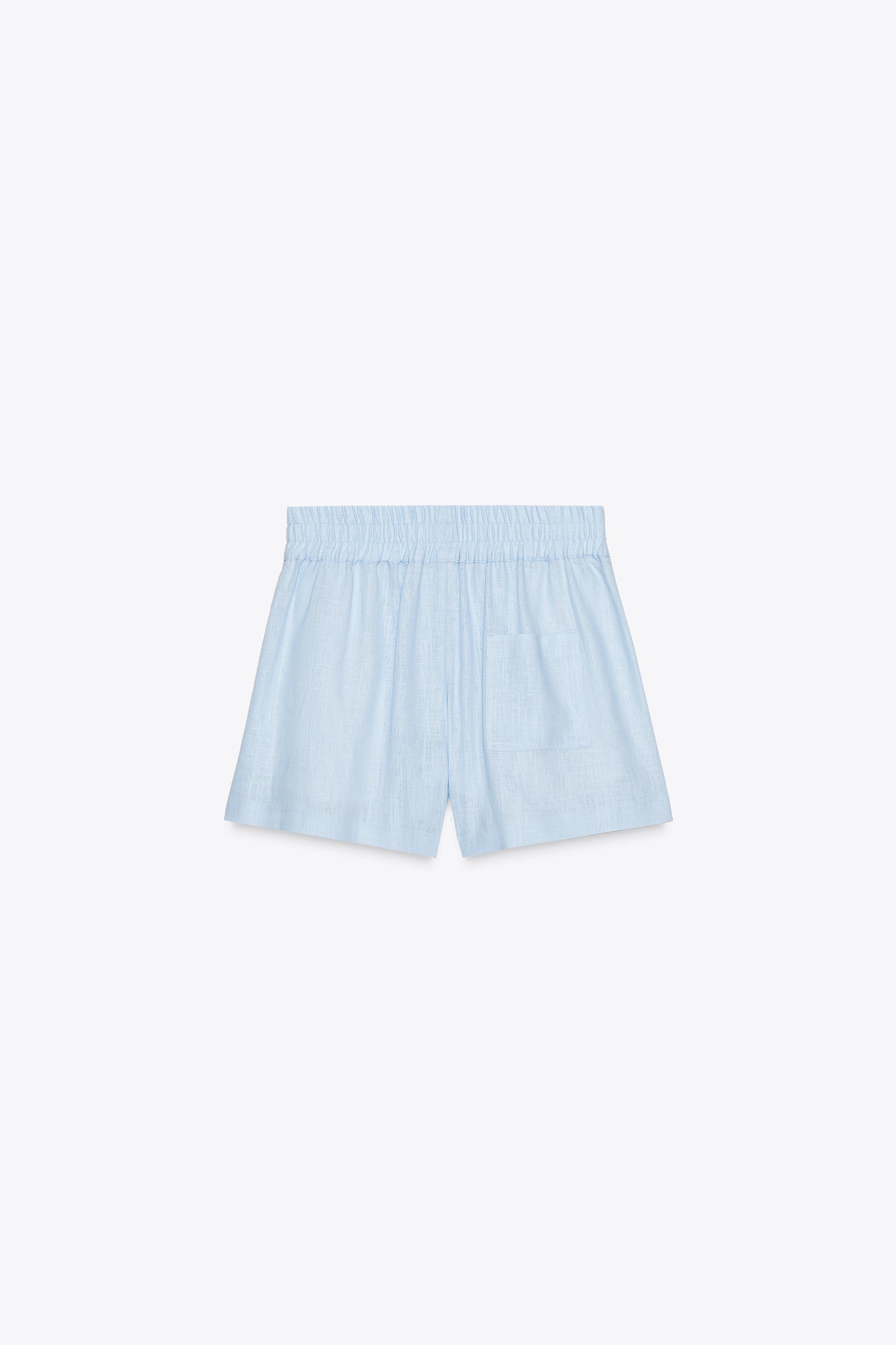 LINEN BOXER SHORTS