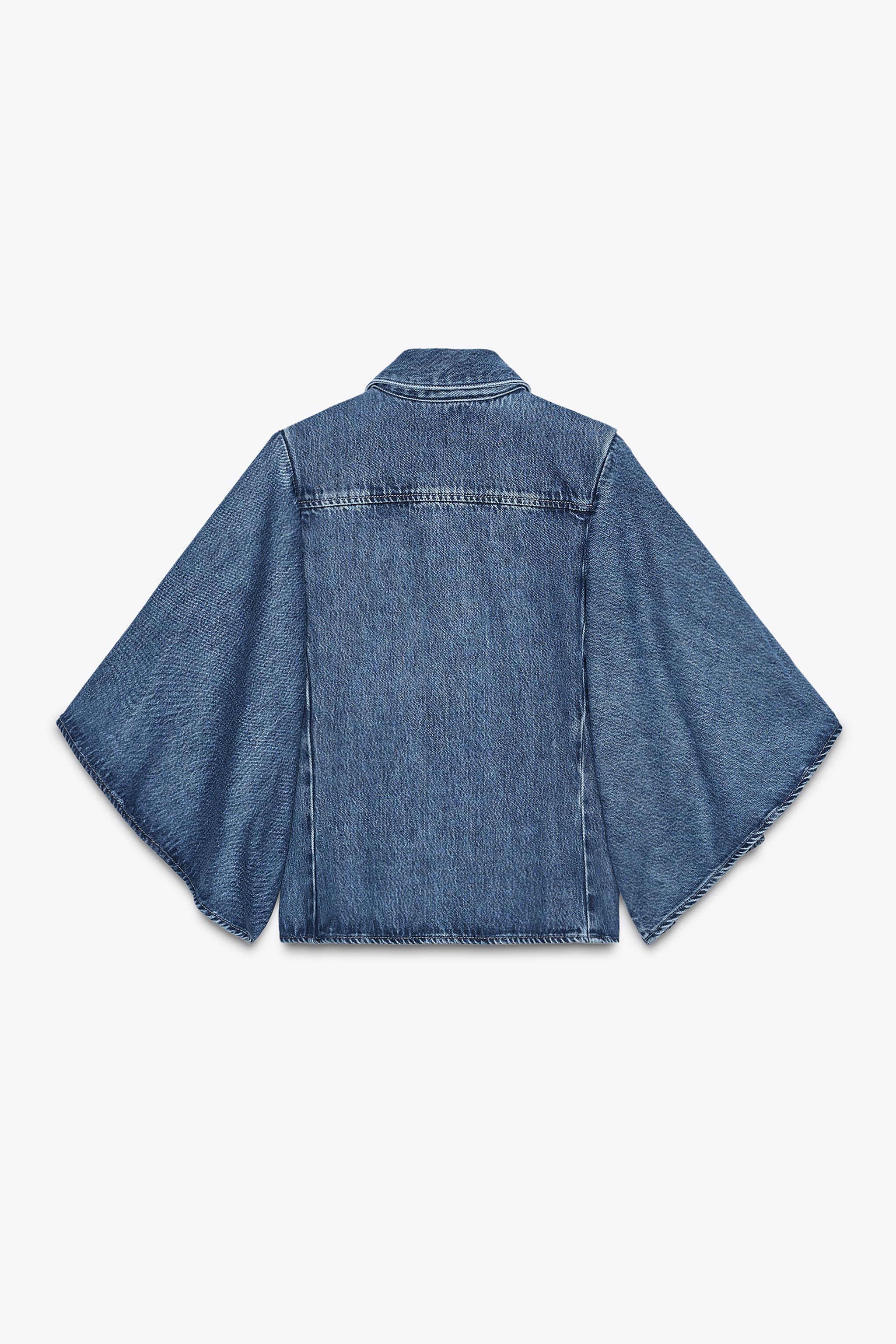 ZW COLLECTION KIMONO DENIM SHIRT