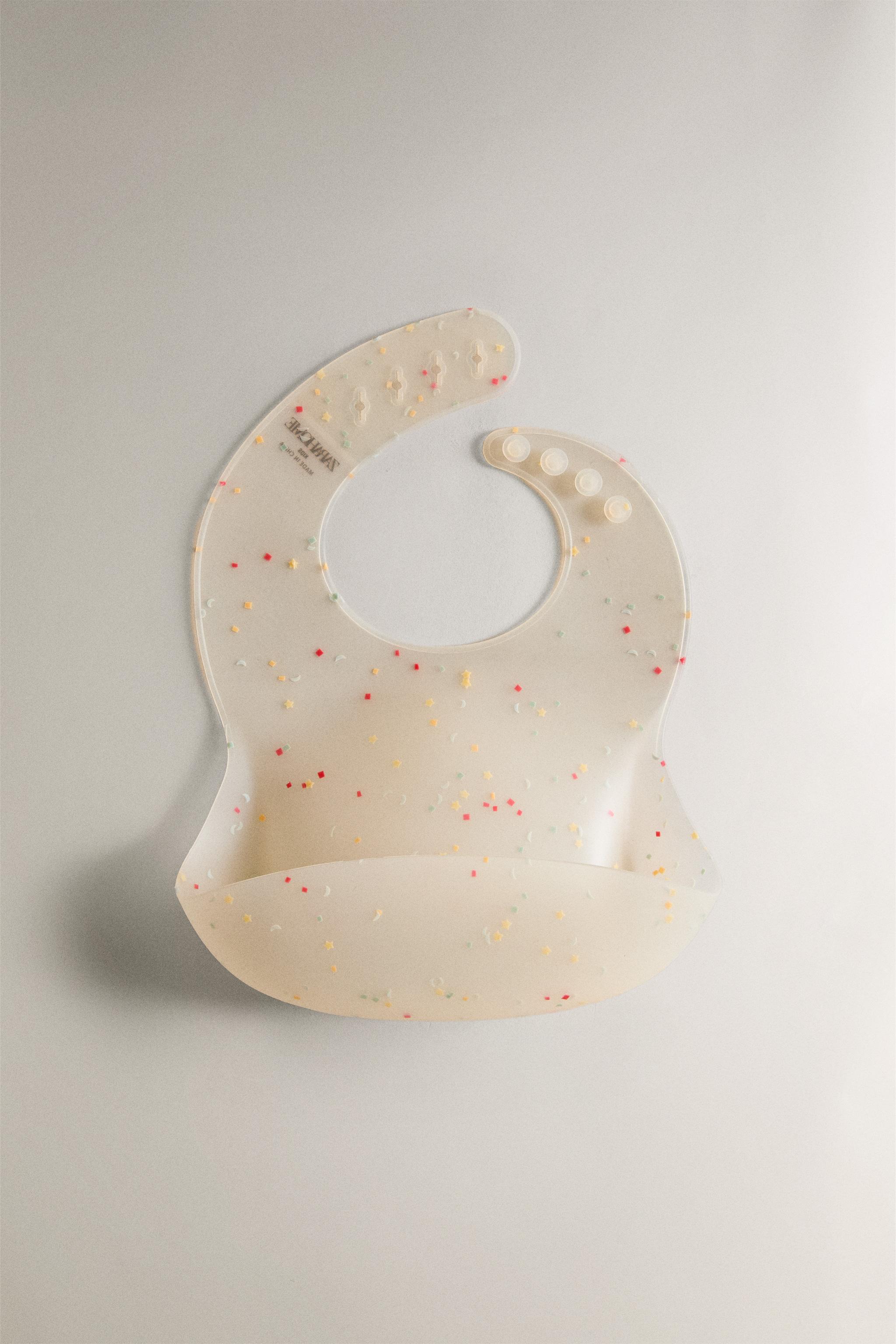 CHILDREN'S SILICONE CONFETTI BIB