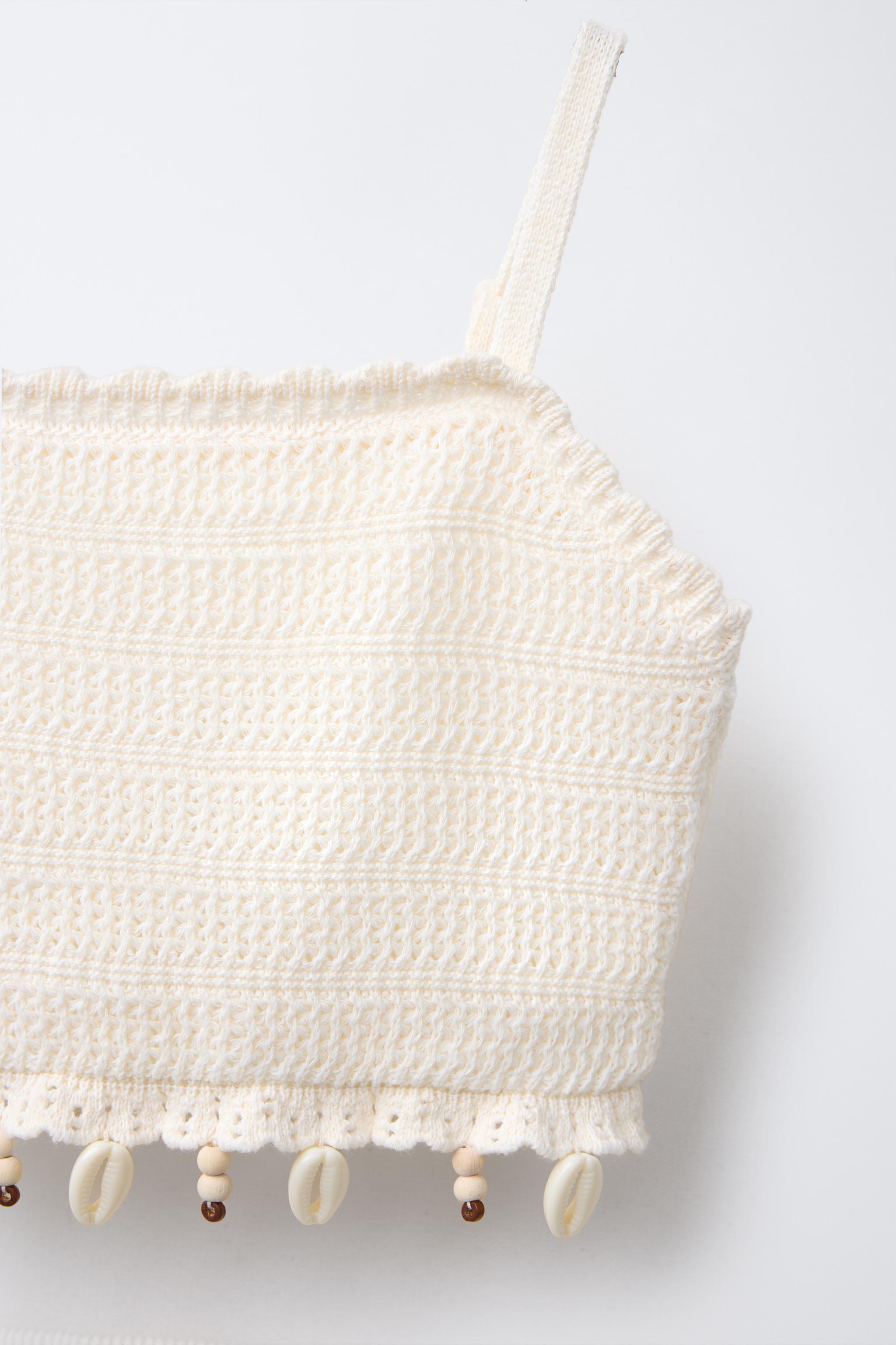 SHELL STITCH TOP AND SKIRT SET