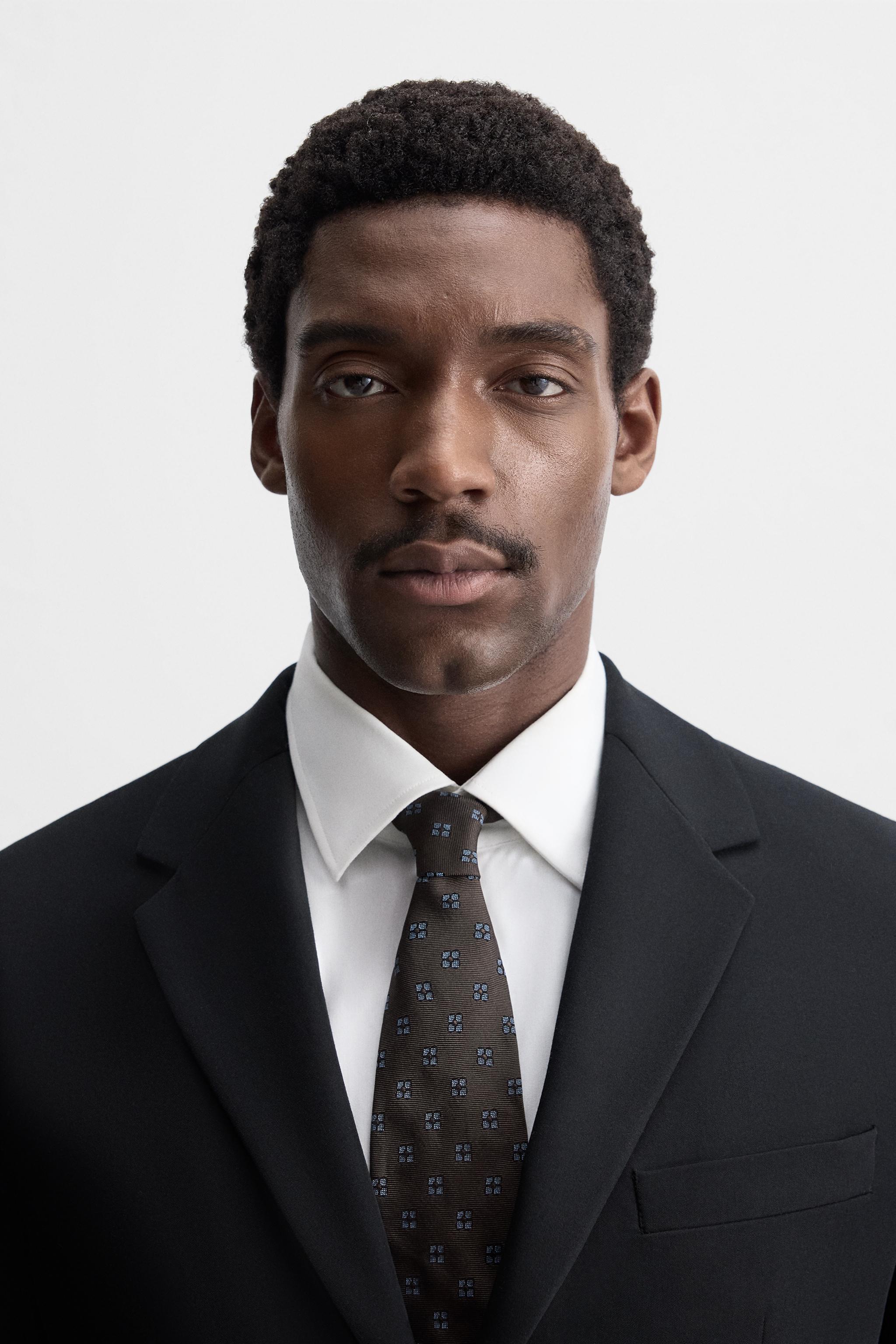 100% SILK JACQUARD TIE