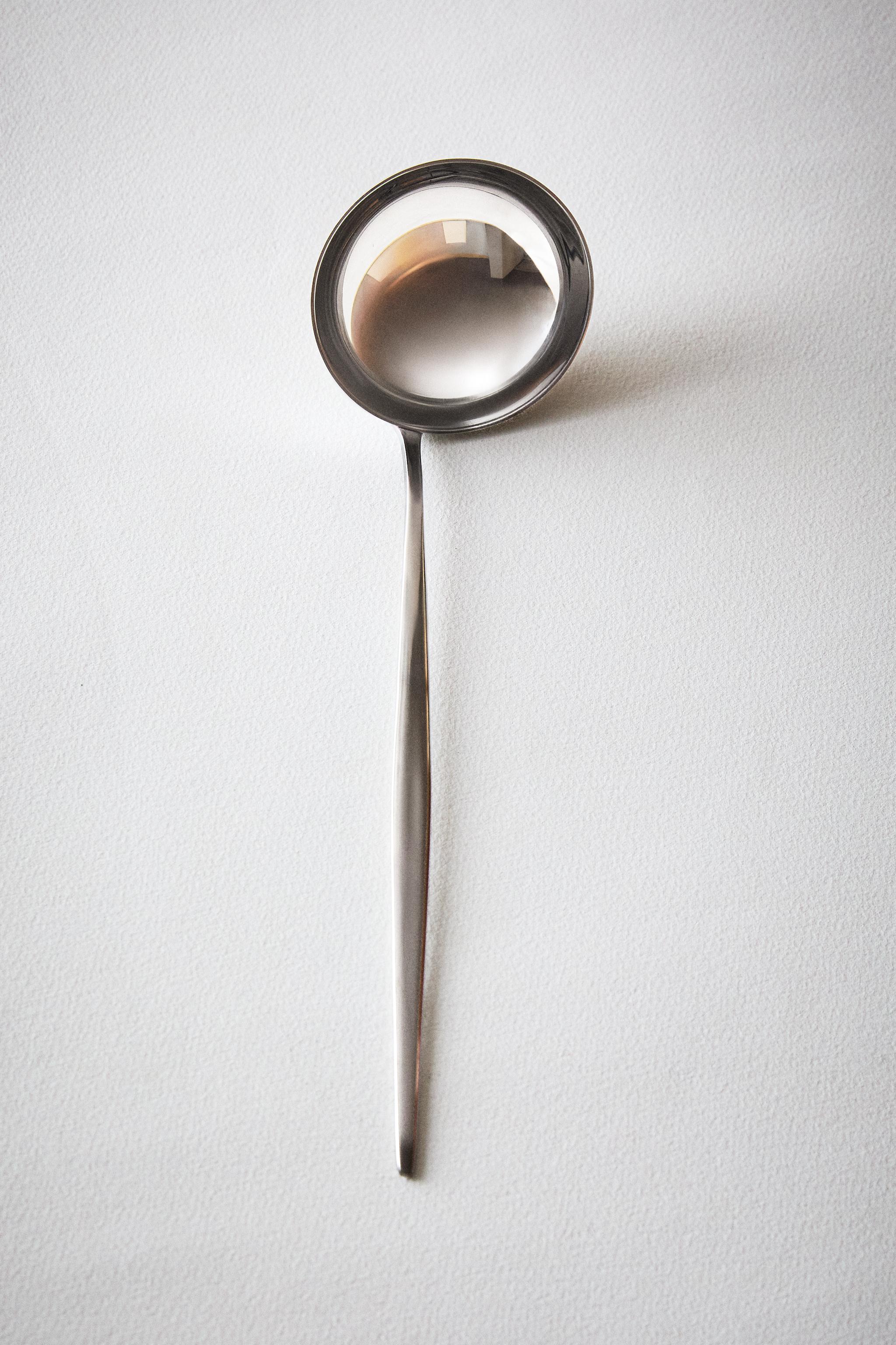 SOUP LADLE WITH EXTRA-FINE HANDLE