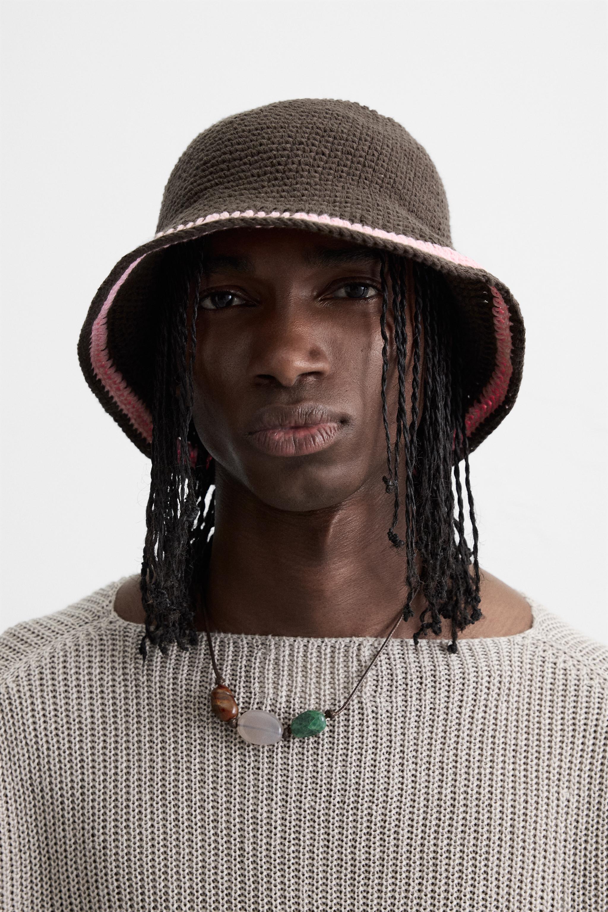 CROCHET BAND BUCKET HAT