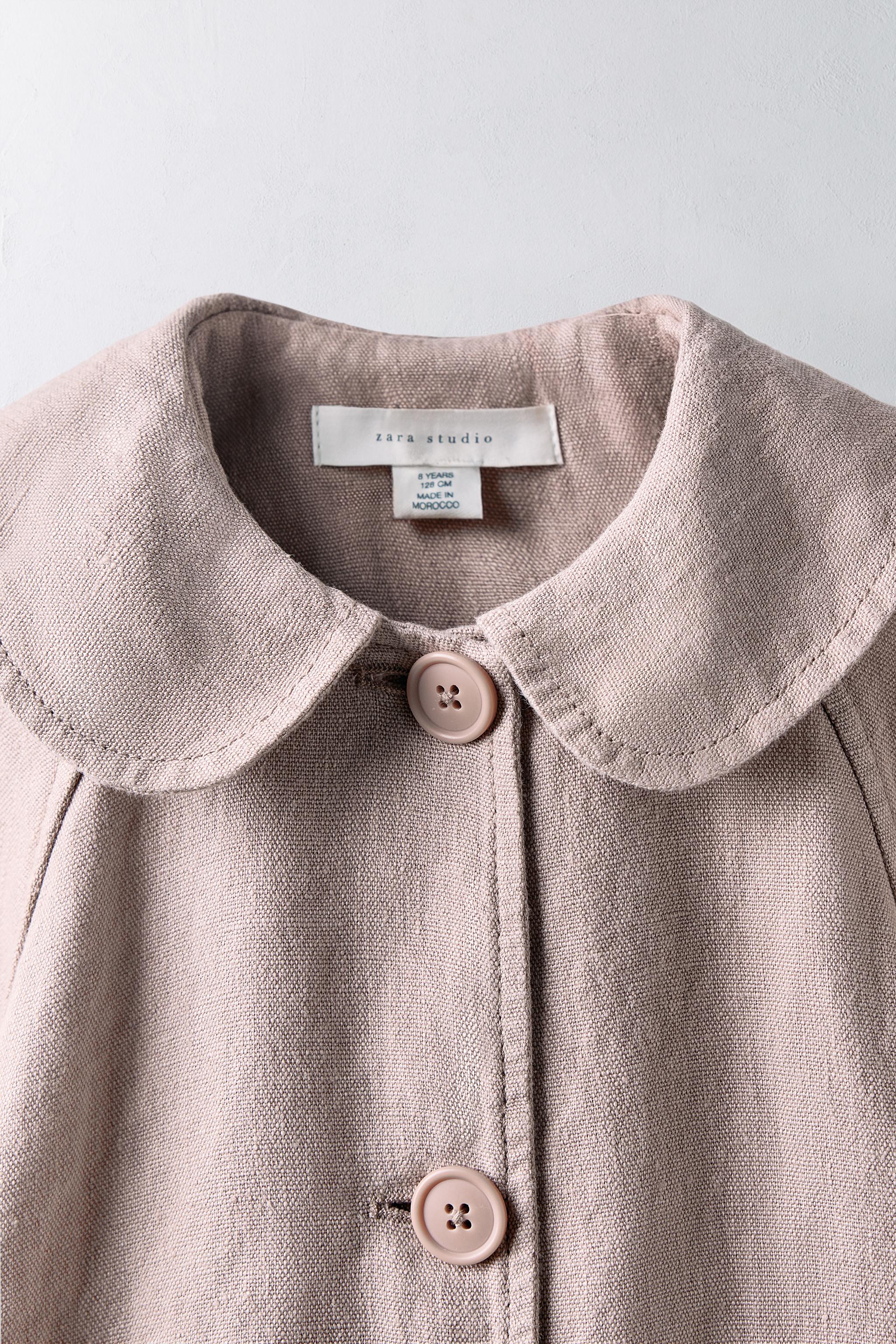 AGES 6-10/ LIMITED EDITION 100% LINEN TRENCH COAT