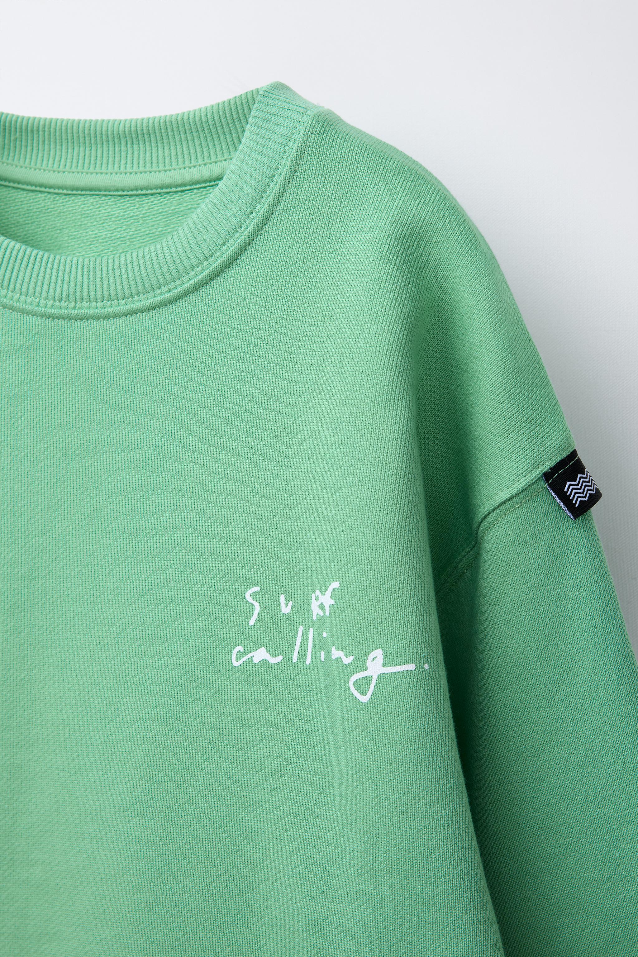 SURF PRINT SWEATSHIRT