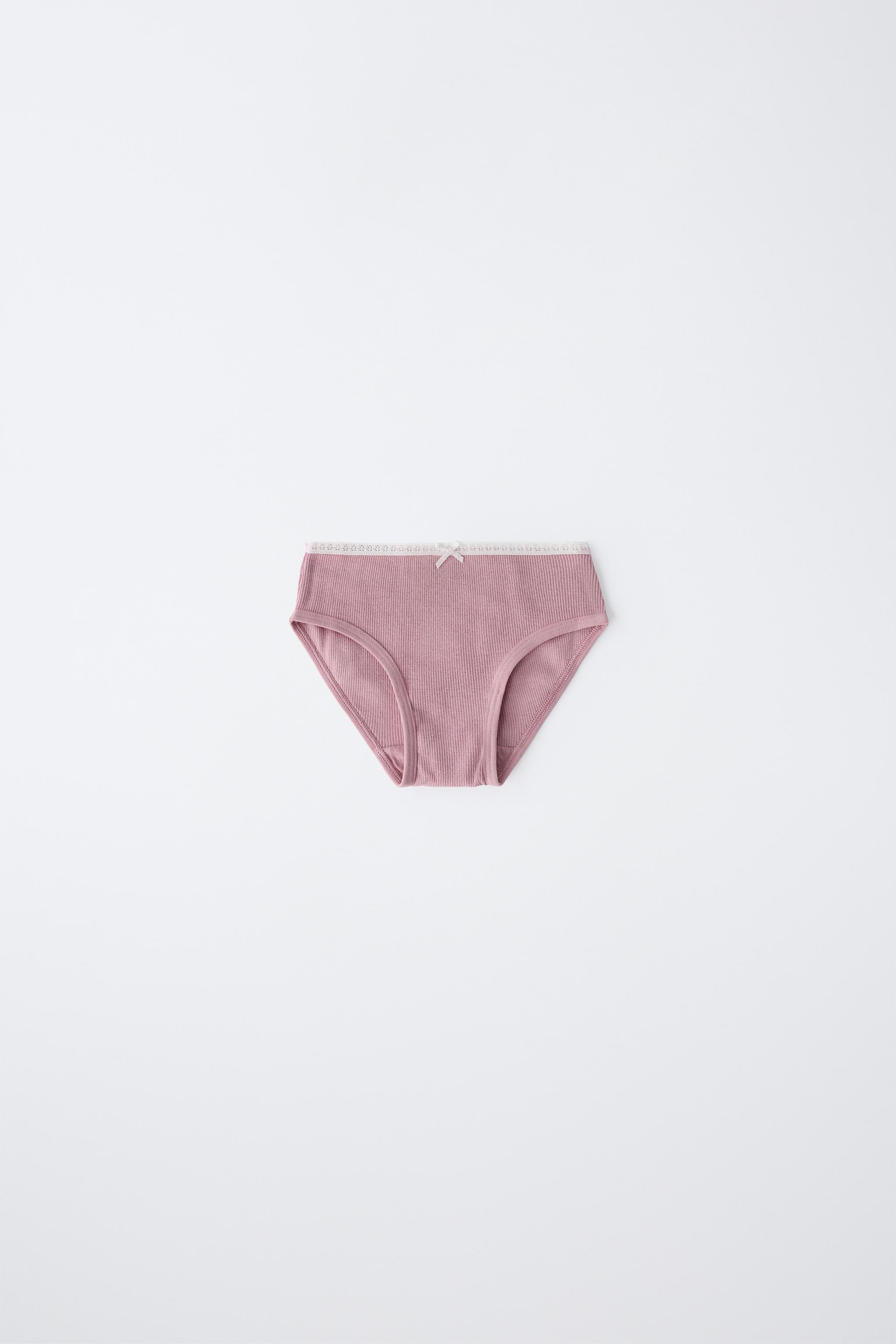 2-6 YEARS/ SIX-PACK OF FLORAL UNDERWEAR