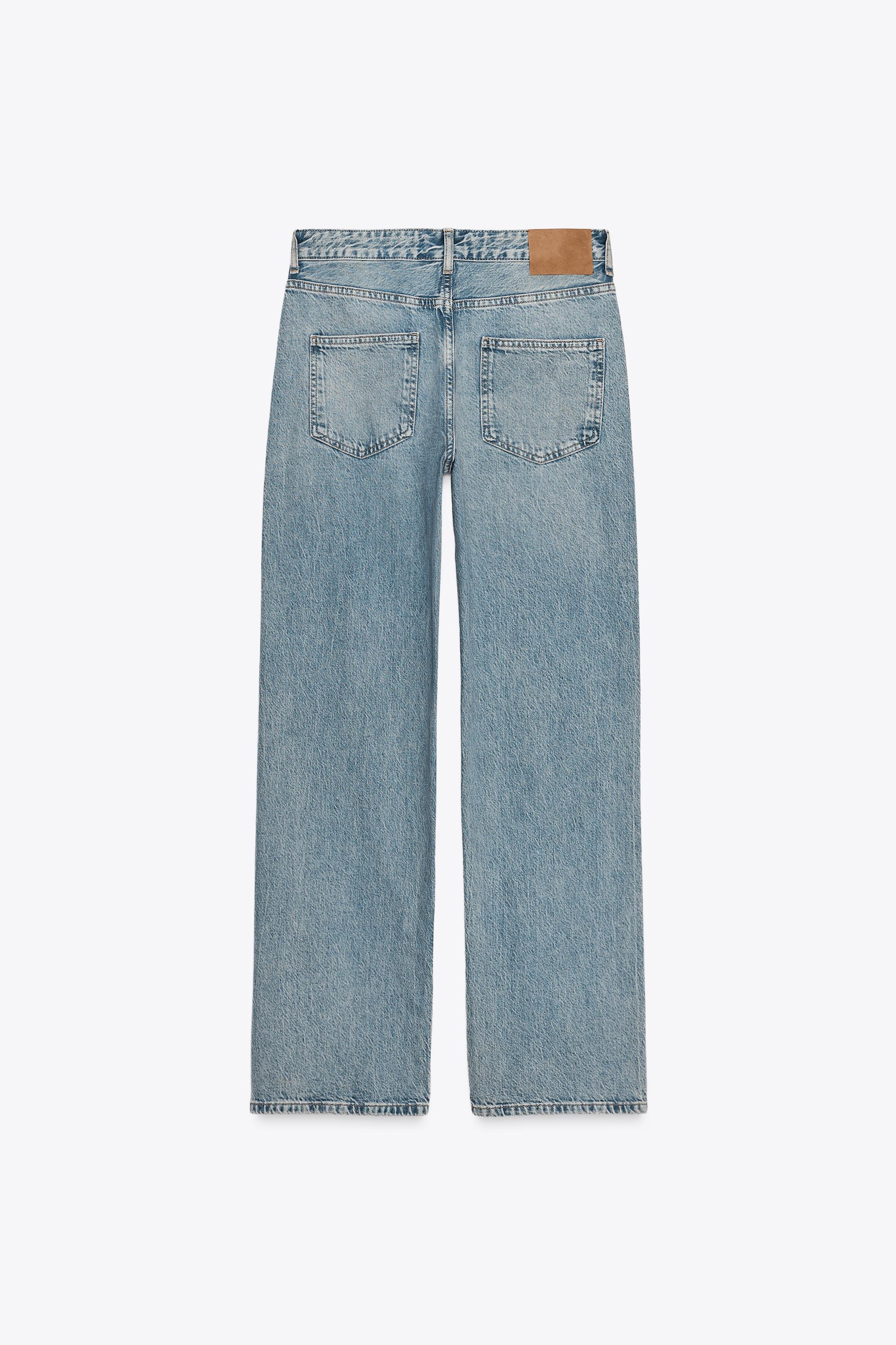 ZW COLLECTION RELAXED MID-RISE JEANS