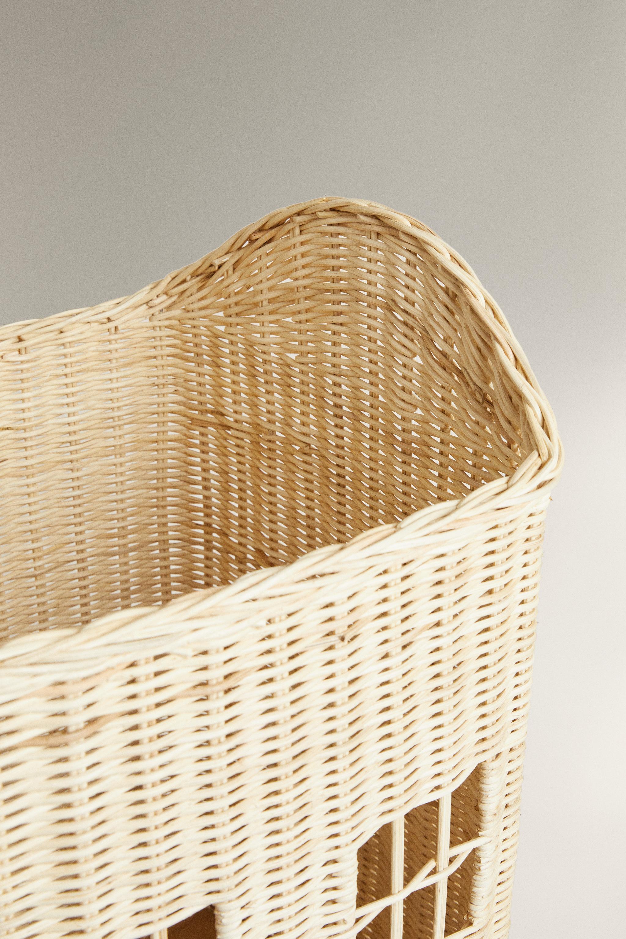 KIDS’ RATTAN HOUSE BASKET