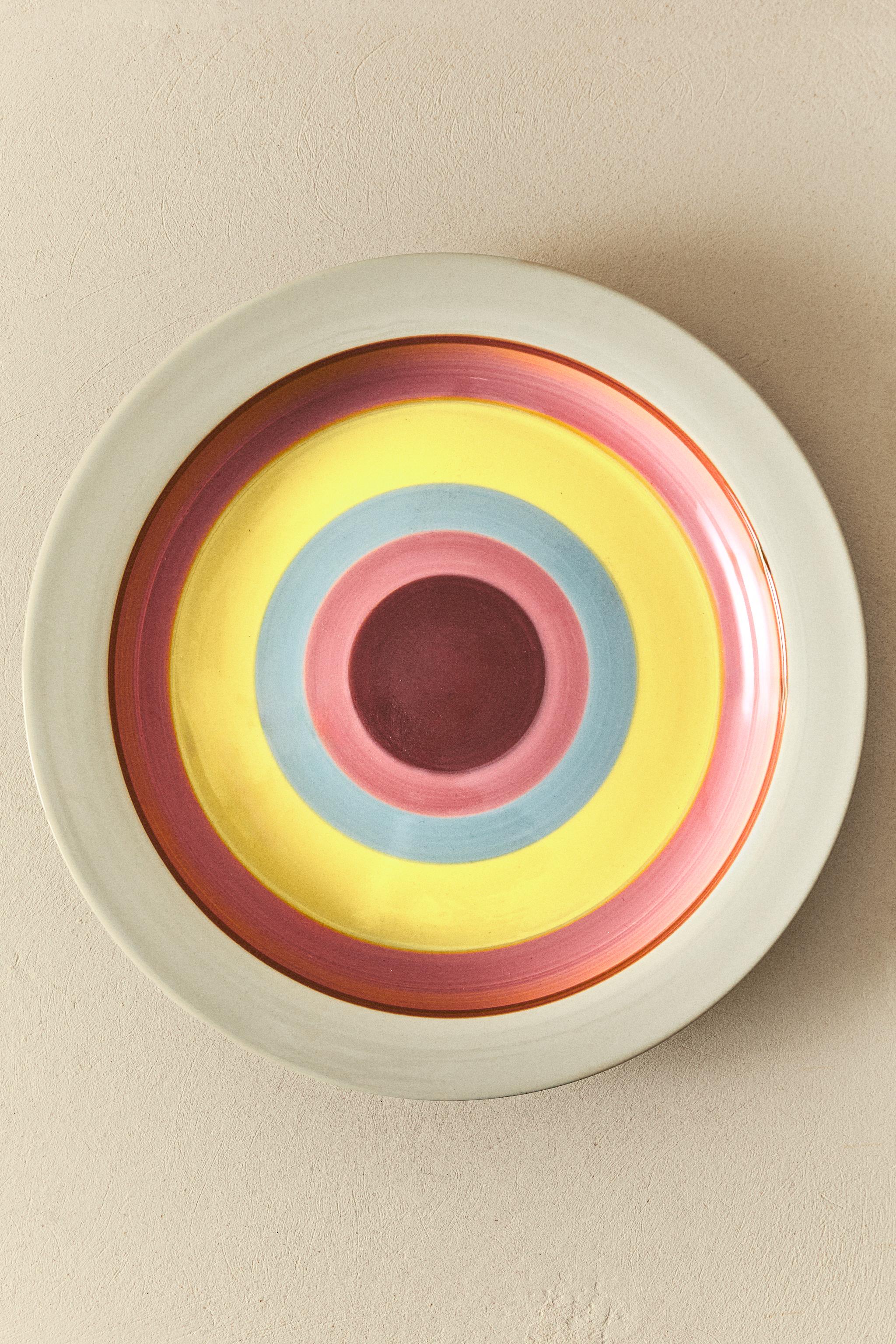 CERAMIC SERVING DISH CIRCLES X COLLAGERIE