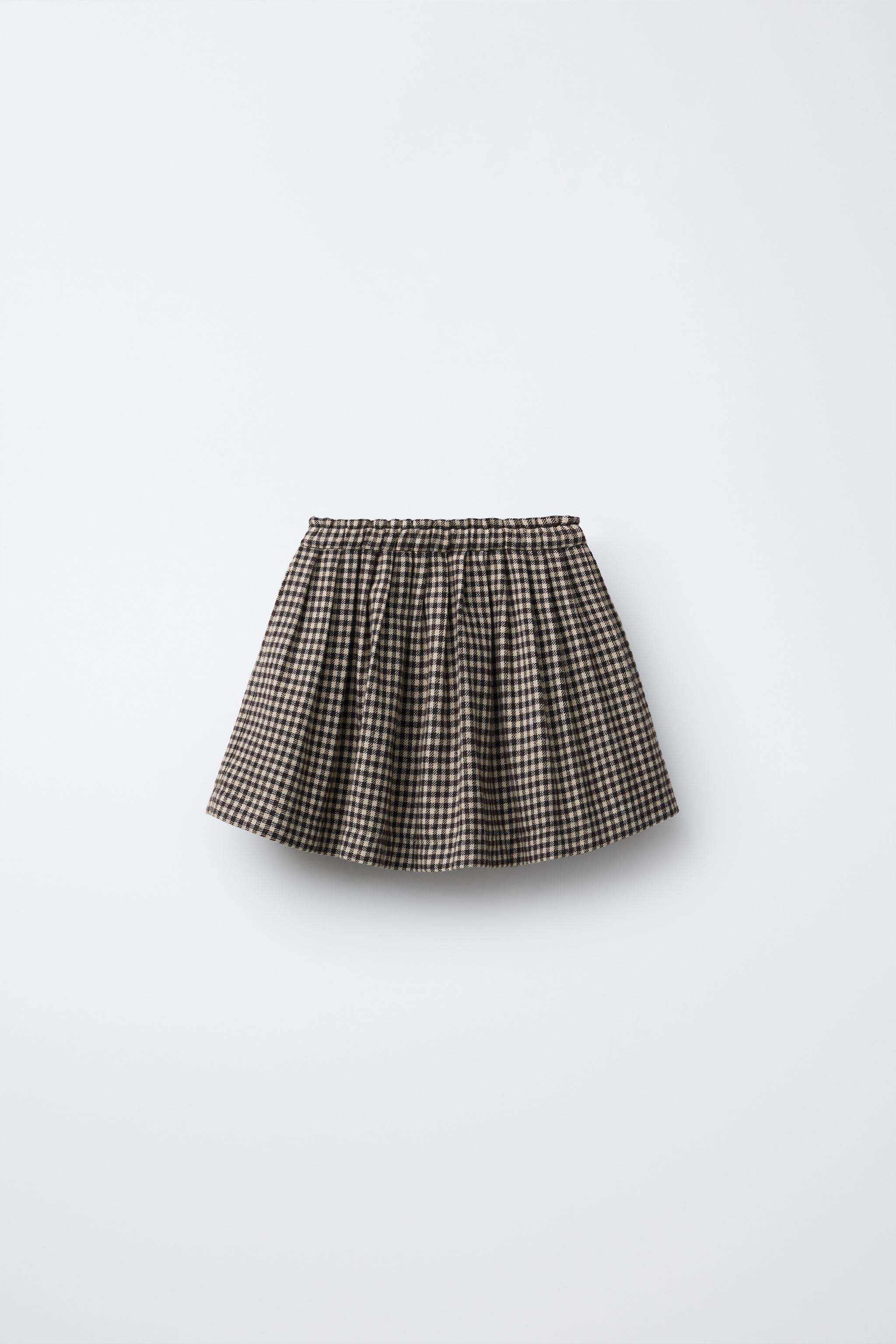 GINGHAM SOFT SKIRT