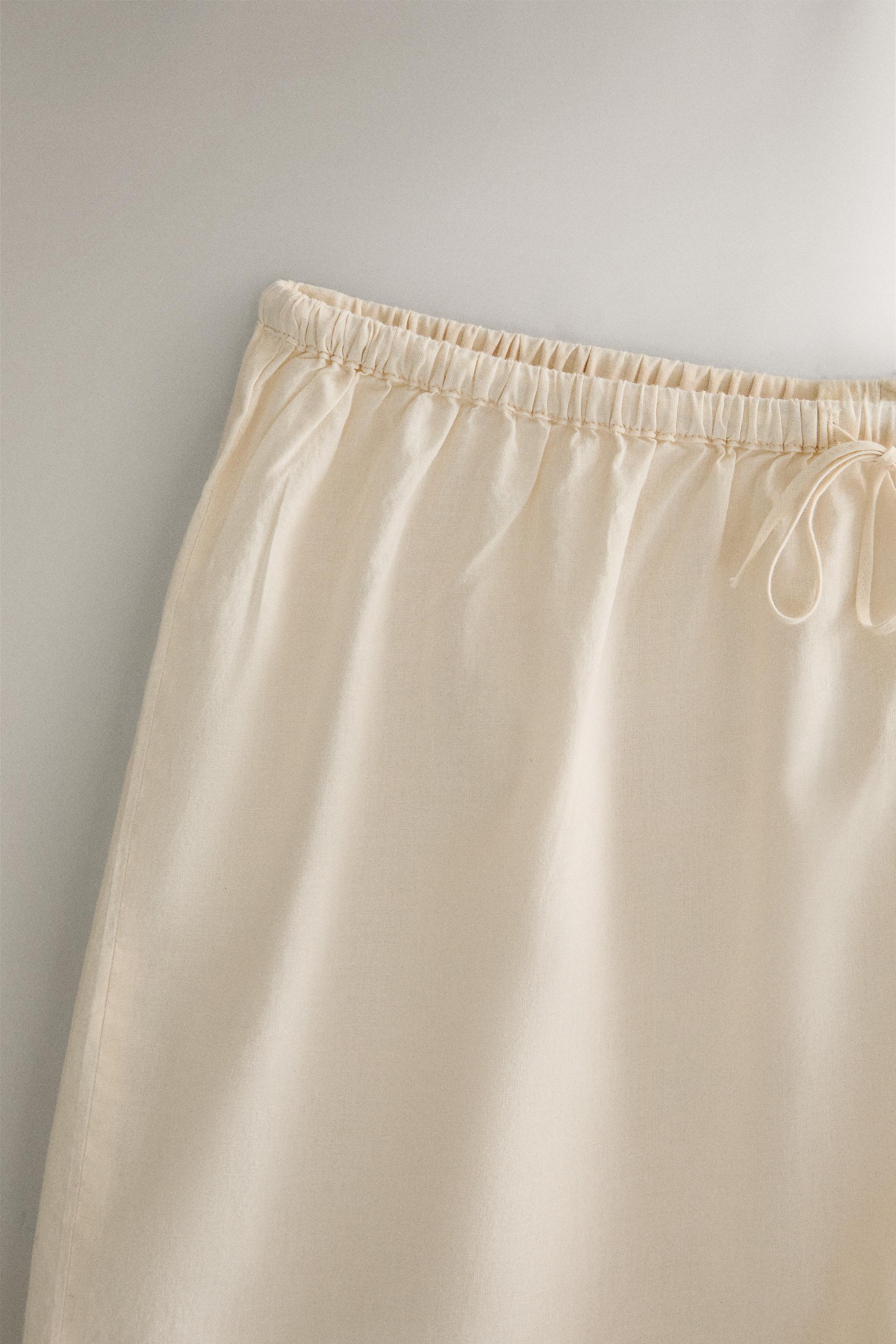 EMBROIDERED COTTON SHORTS