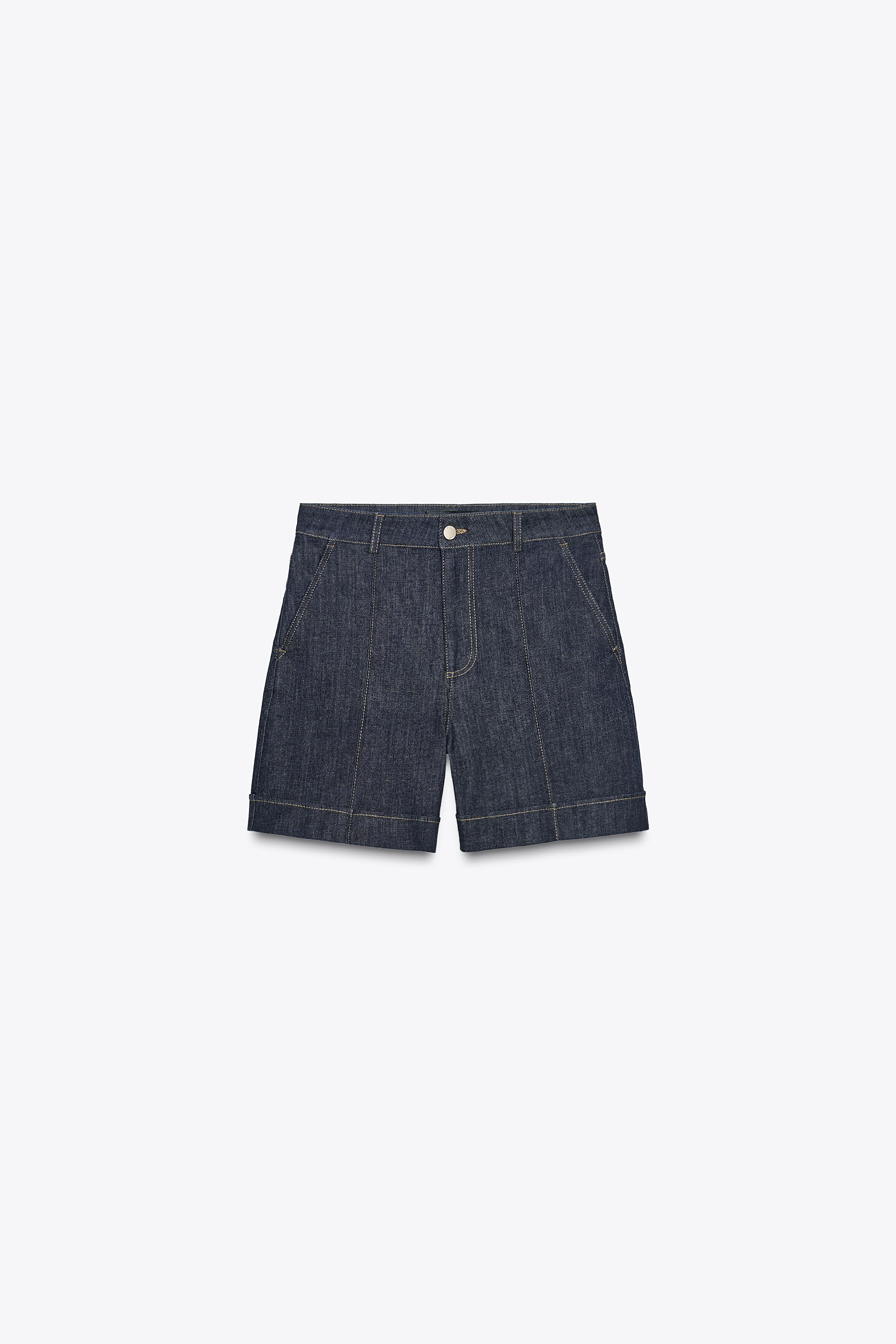 Z1975 HIGH-WAISTED DENIM SHORTS