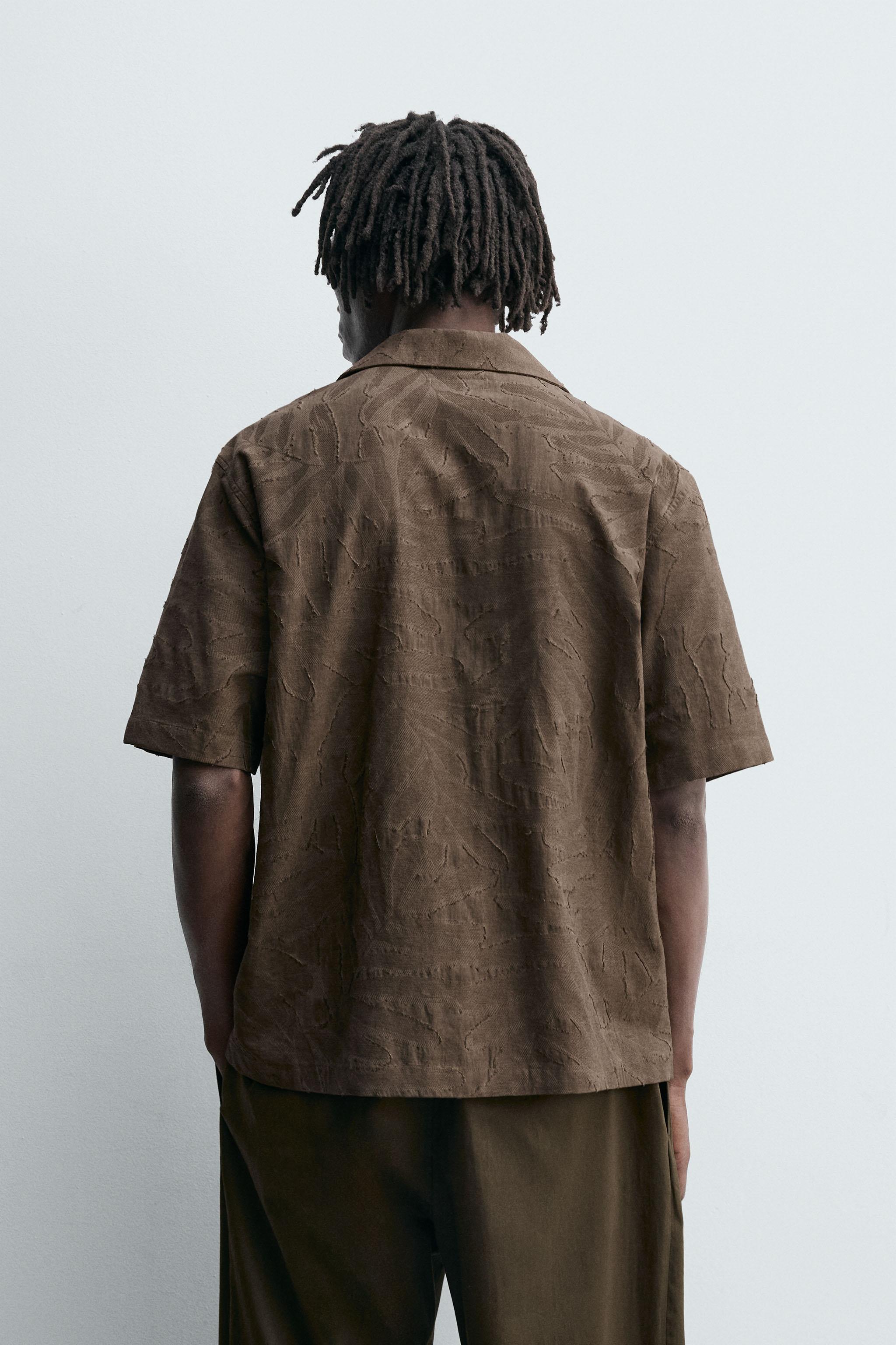 FLORAL JACQUARD SHIRT