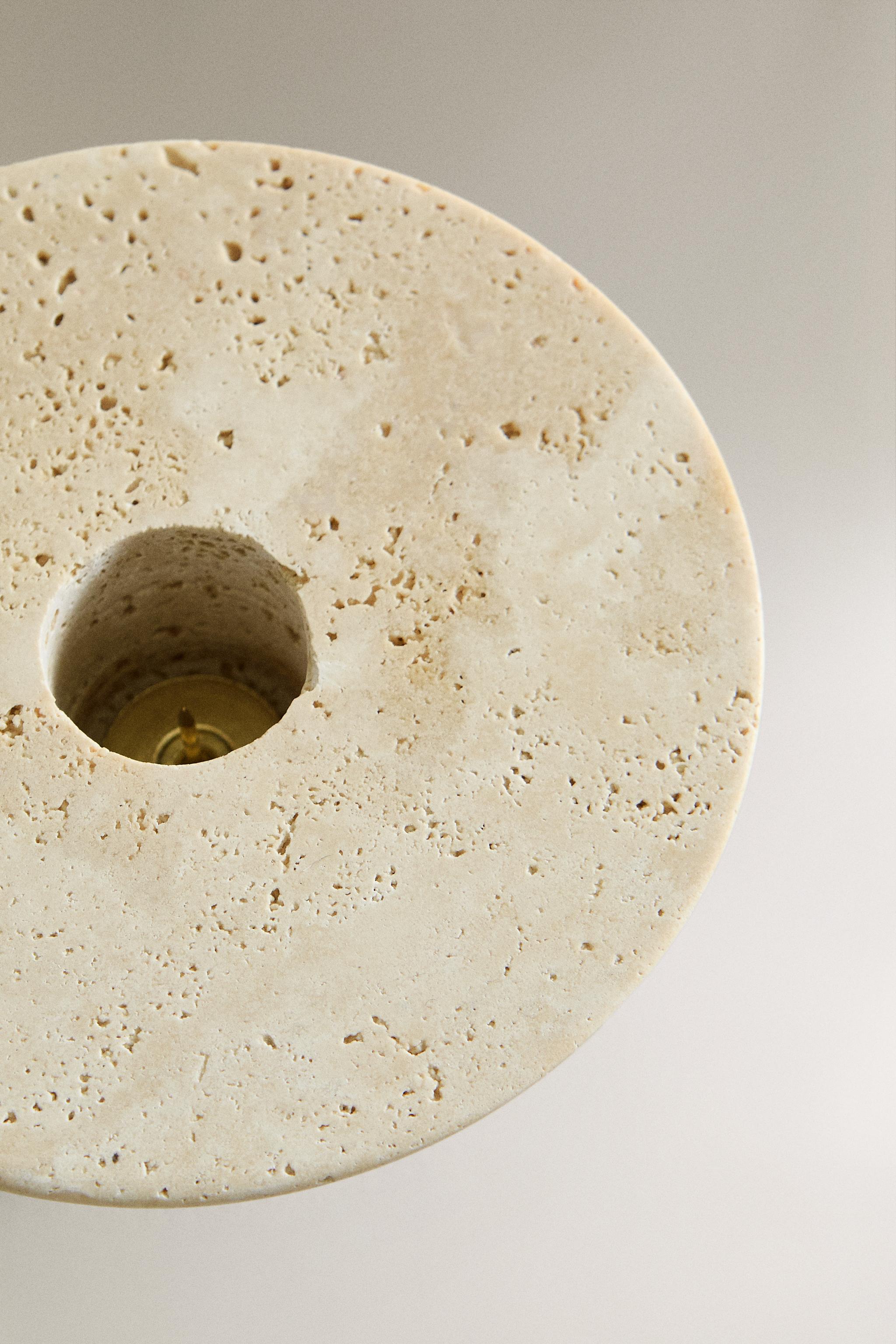 ROUND MARBLE TEALIGHT HOLDER