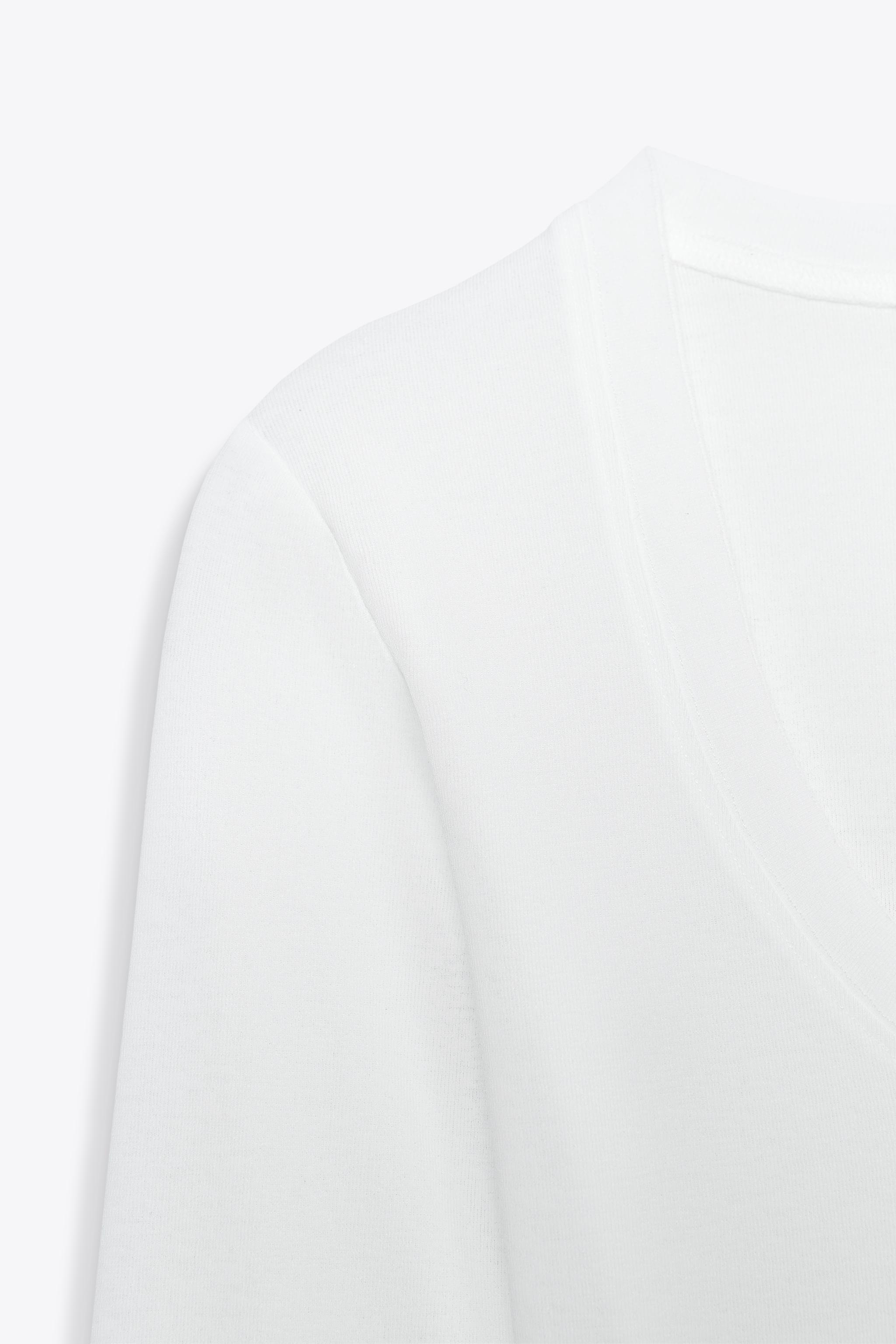 CREPE LONG SLEEVE T-SHIRT