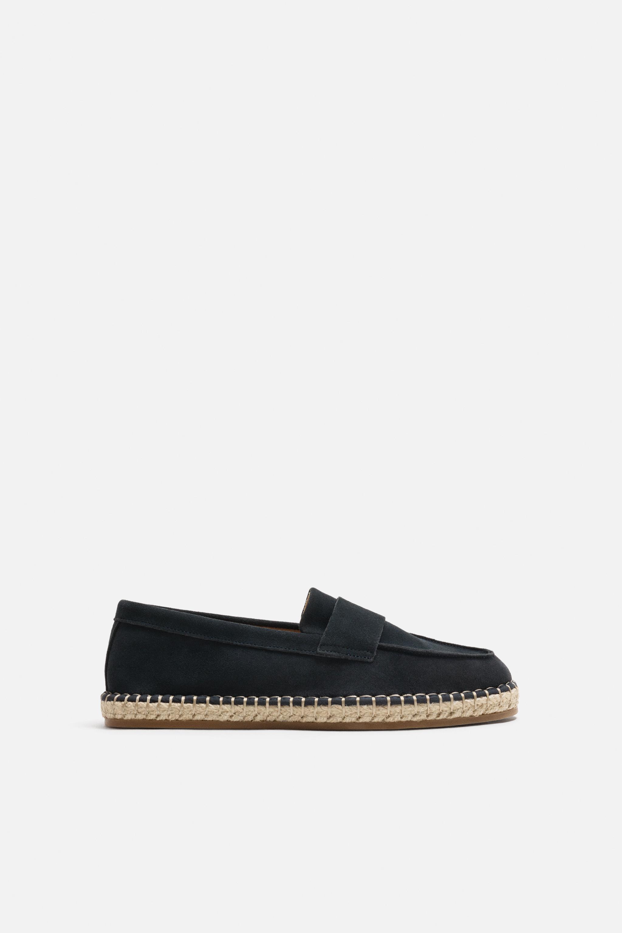 LEATHER PENNY KEEPER ESPADRILLES