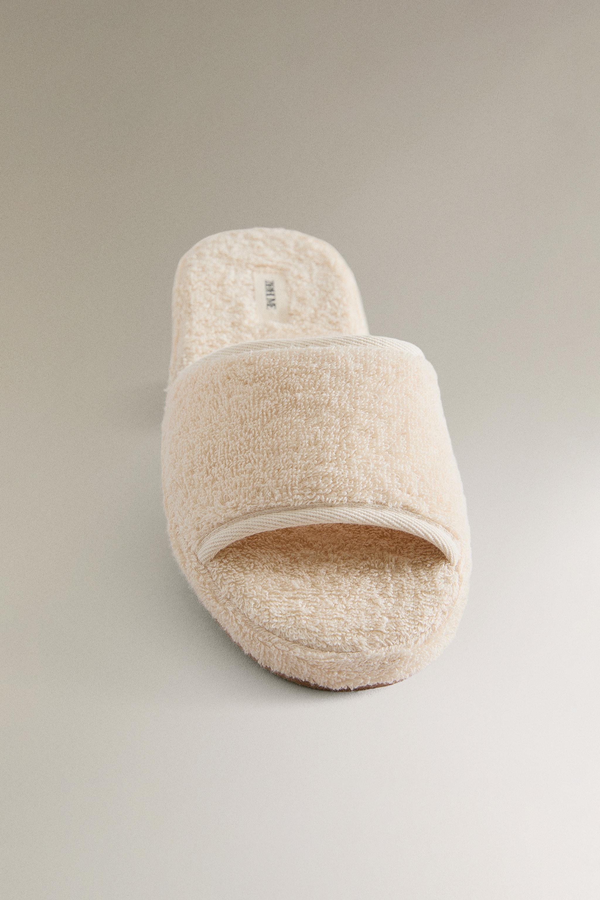 FLATFORM TERRYCLOTH SLIPPERS