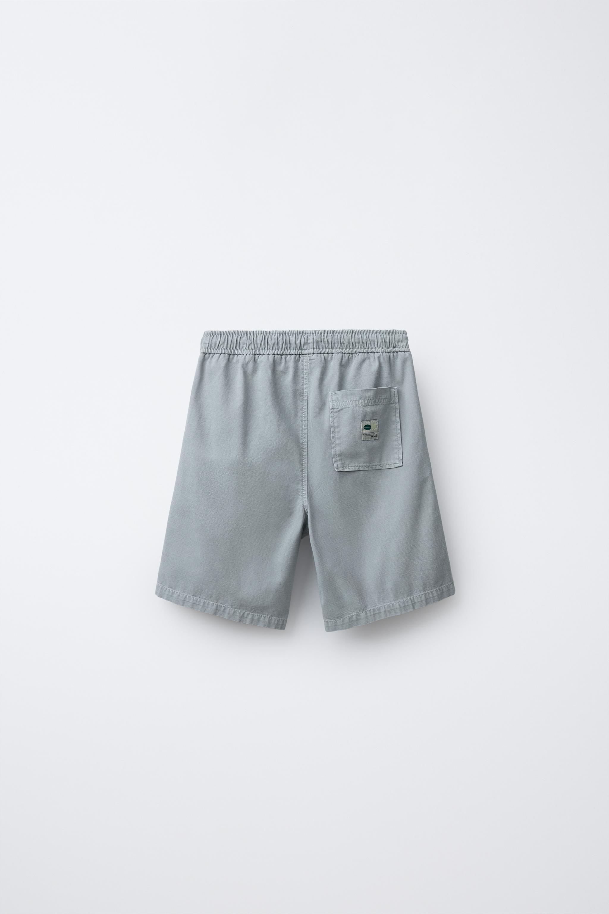 COTTON LABEL SHORTS