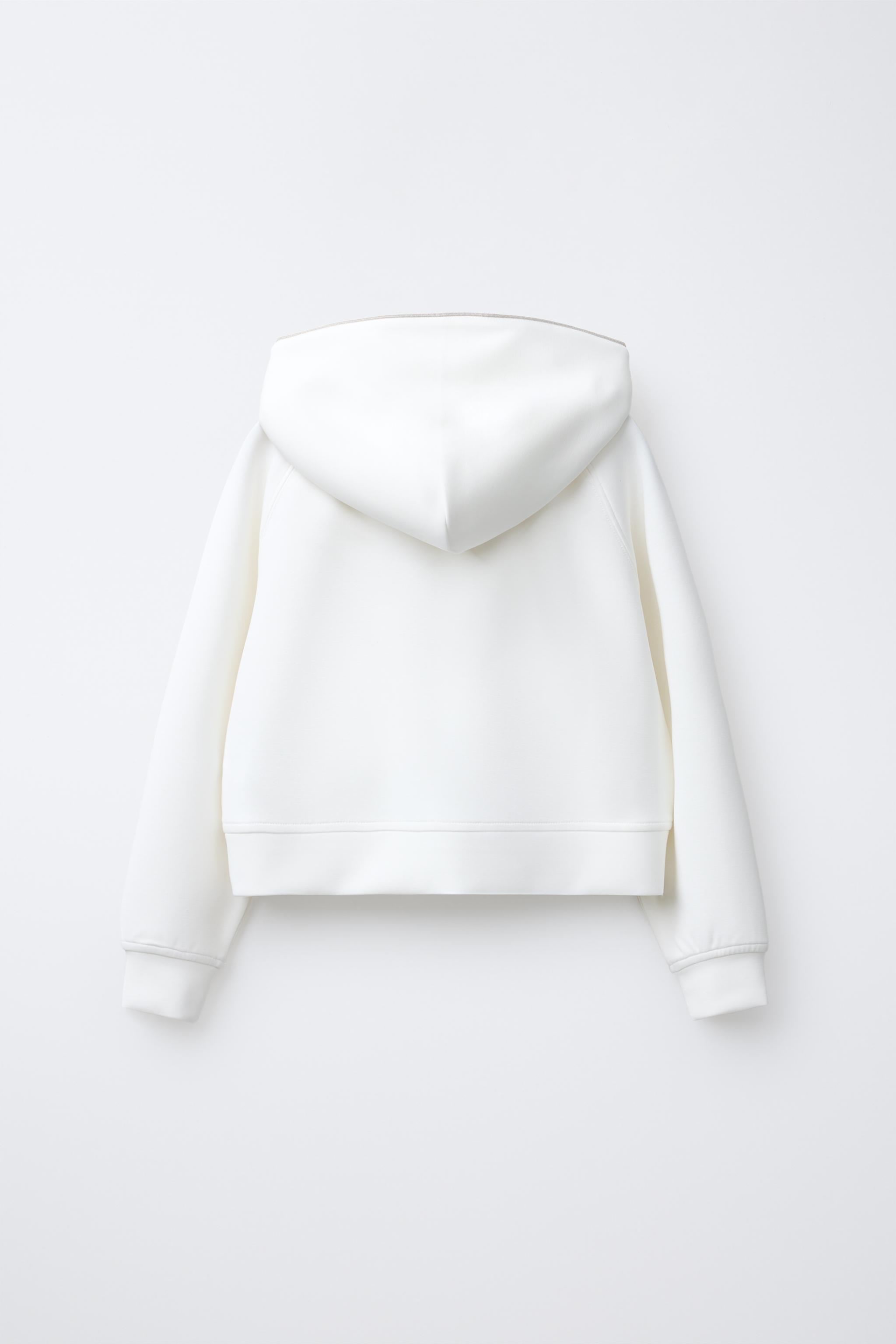 SWEATSHIRT WITH MODAL TEXT