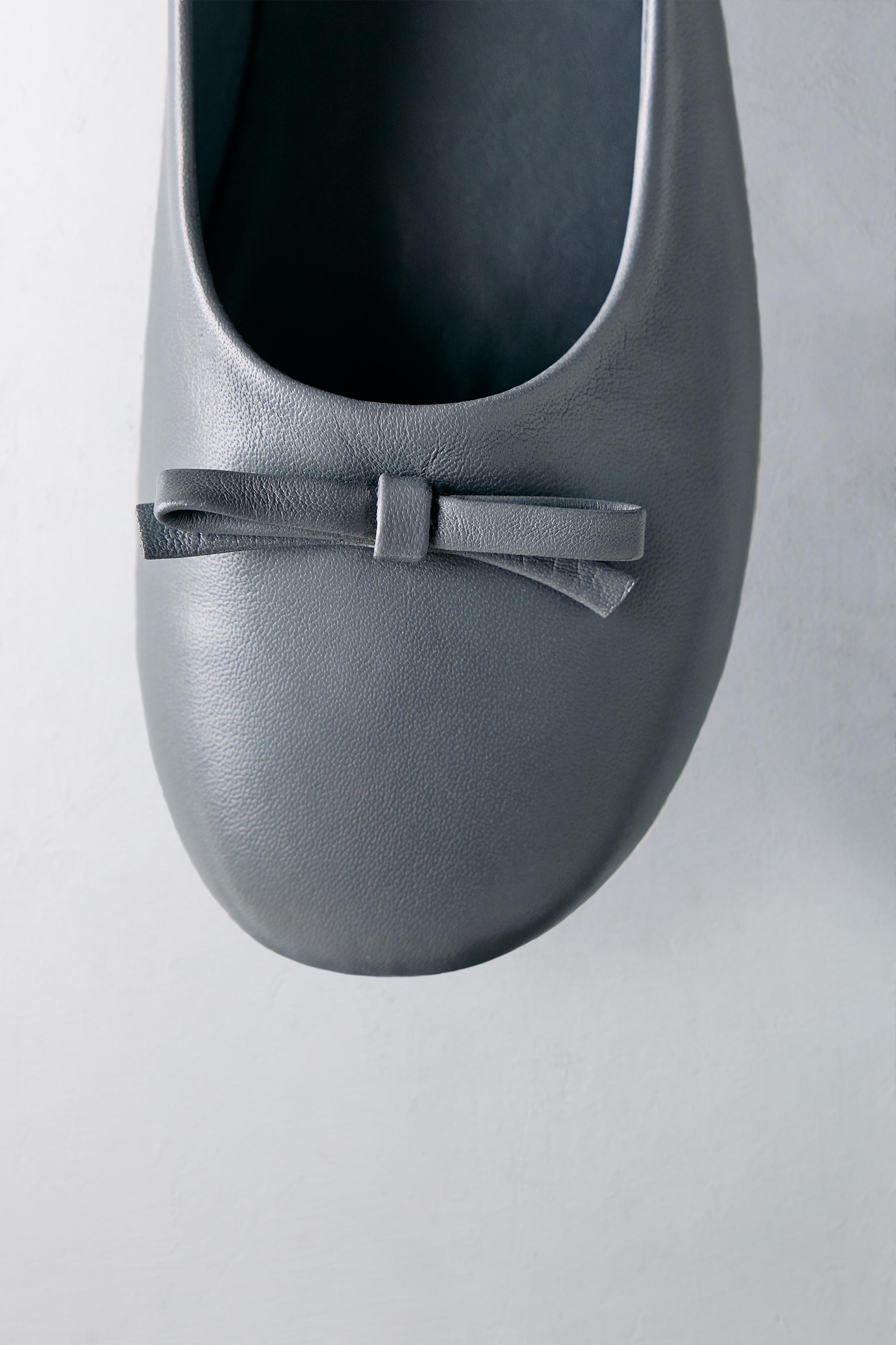 LEATHER BALLET FLATS LIMITED EDITION