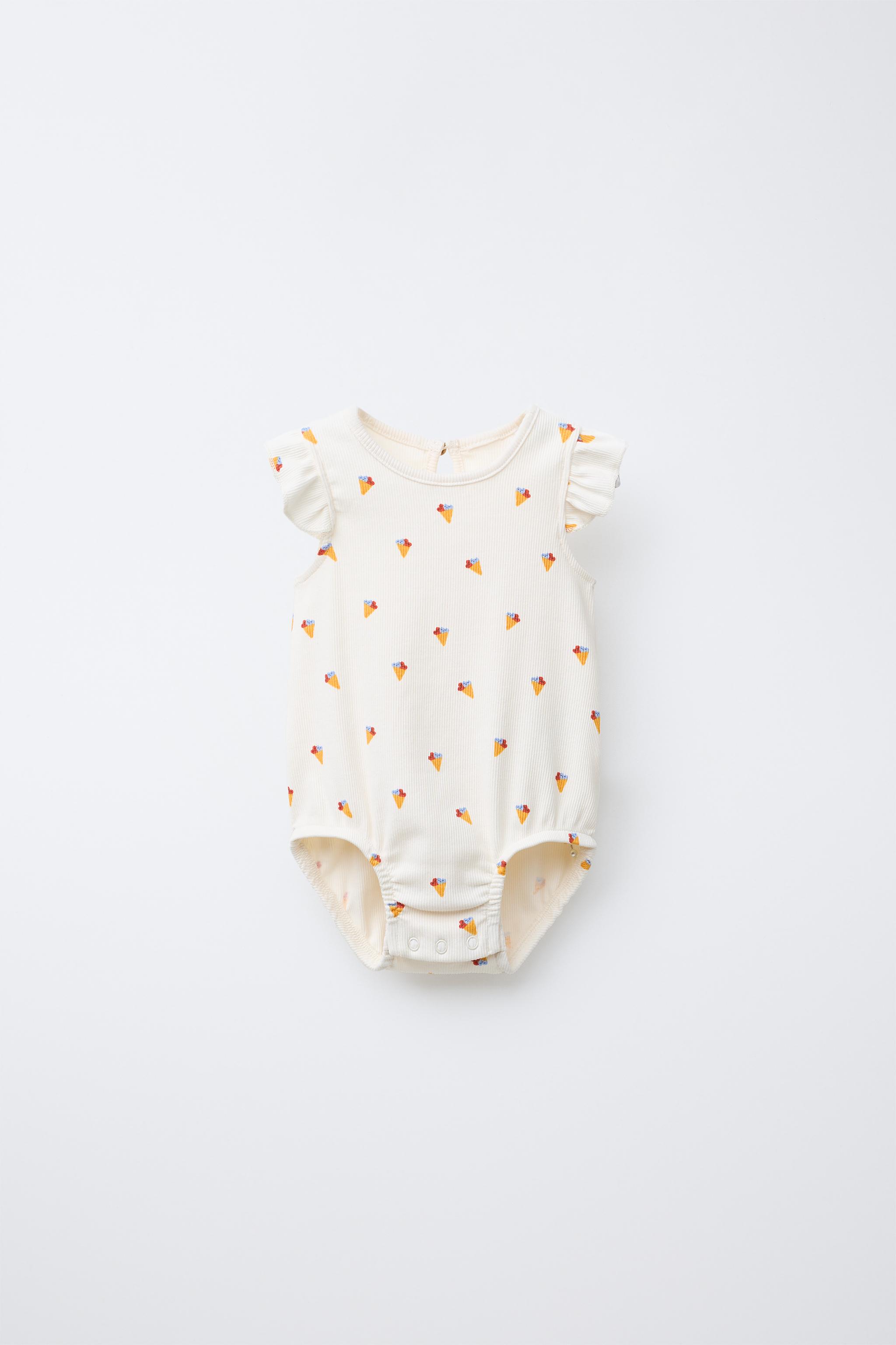 TWO-PACK OF ICE CREAM PRINTED BODYSUITS