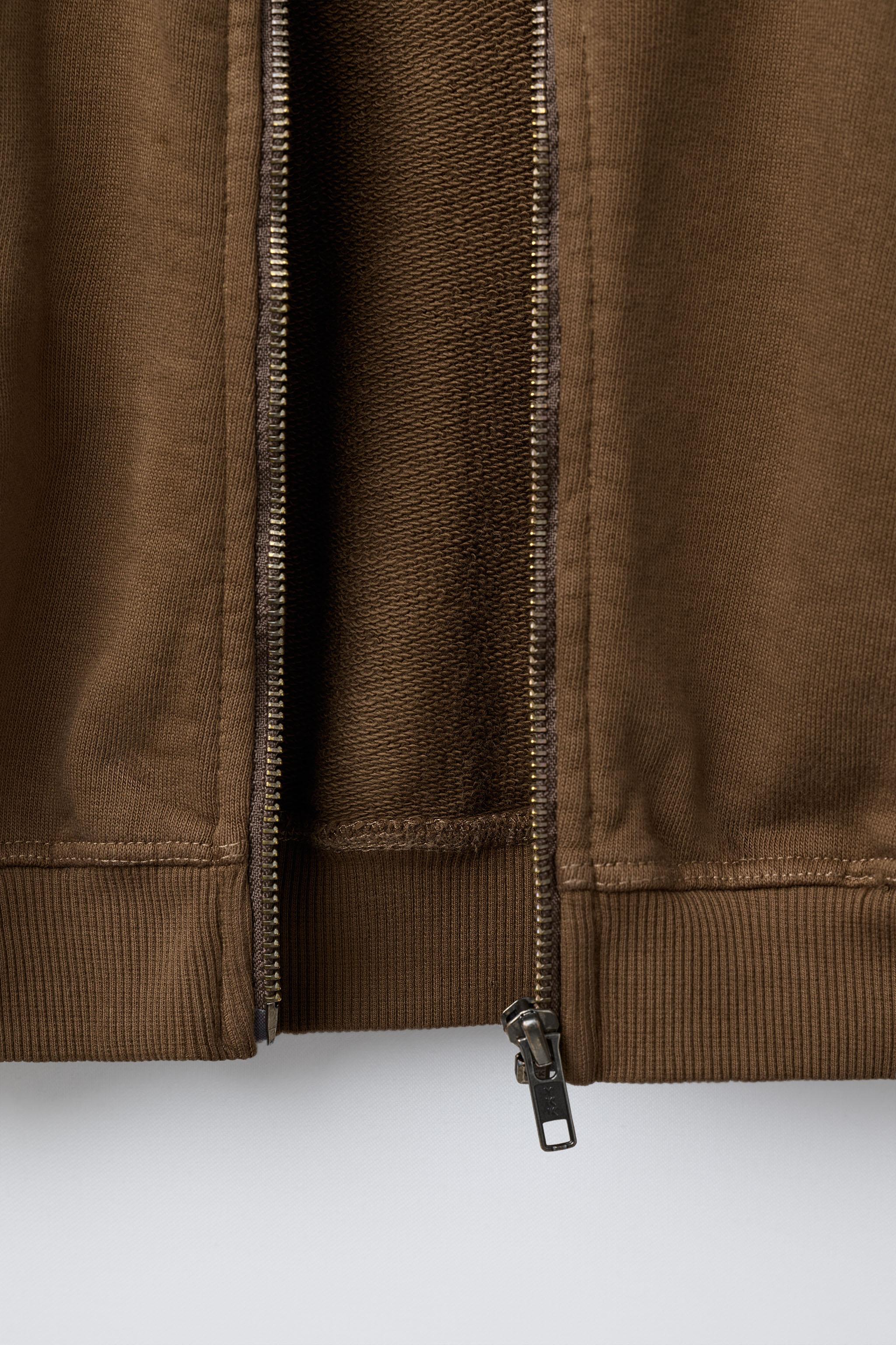 FLEECE LOGO BOMBER JACKET