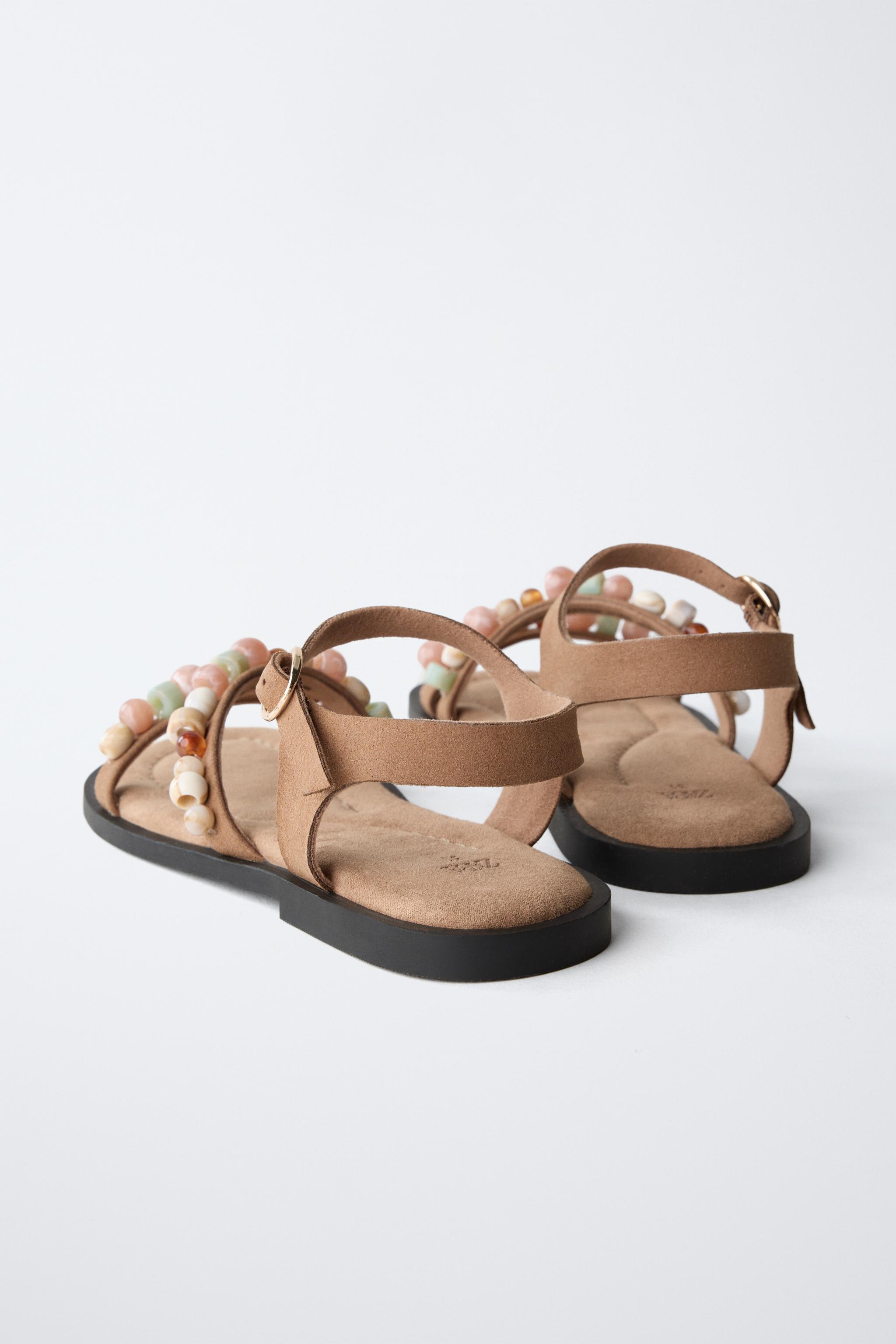 BEADED SANDALS