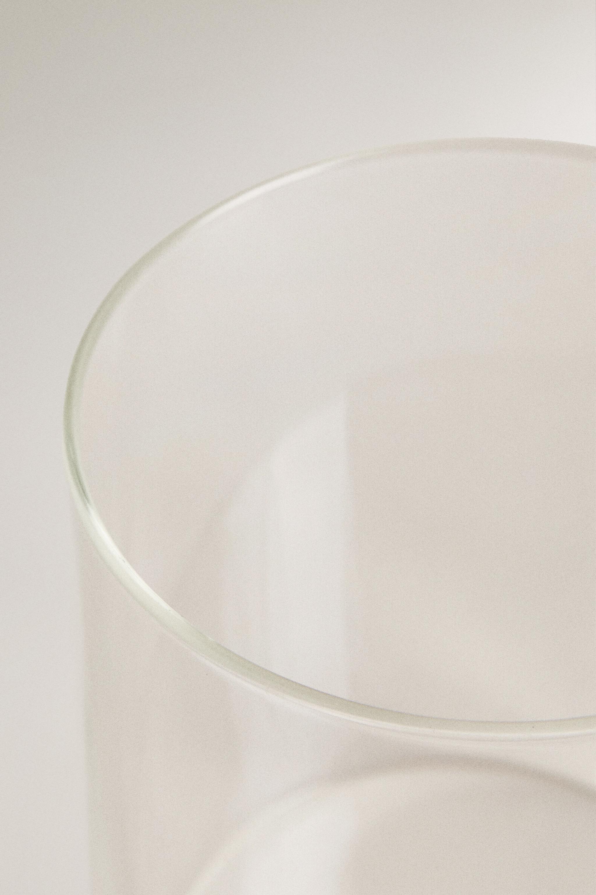 BOROSILICATE GLASS LANTERN VASE