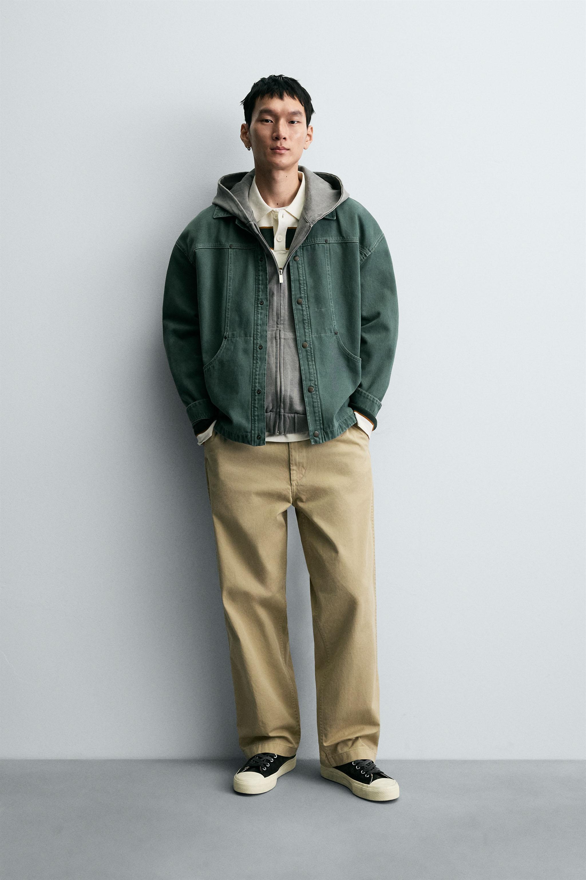 WASHED TEXTURED OVERSHIRT