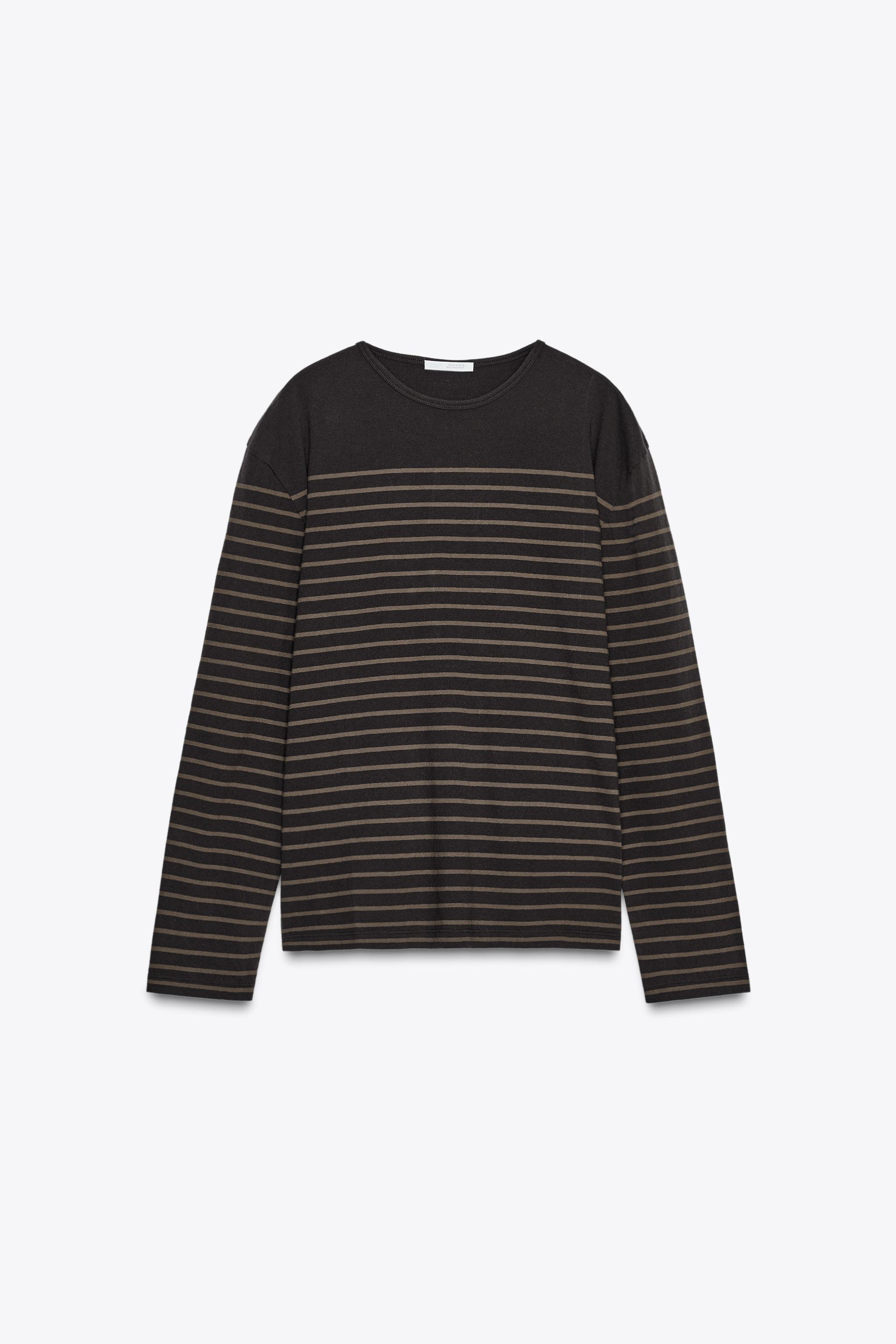 STRIPED LONG SLEEVE T-SHIRT