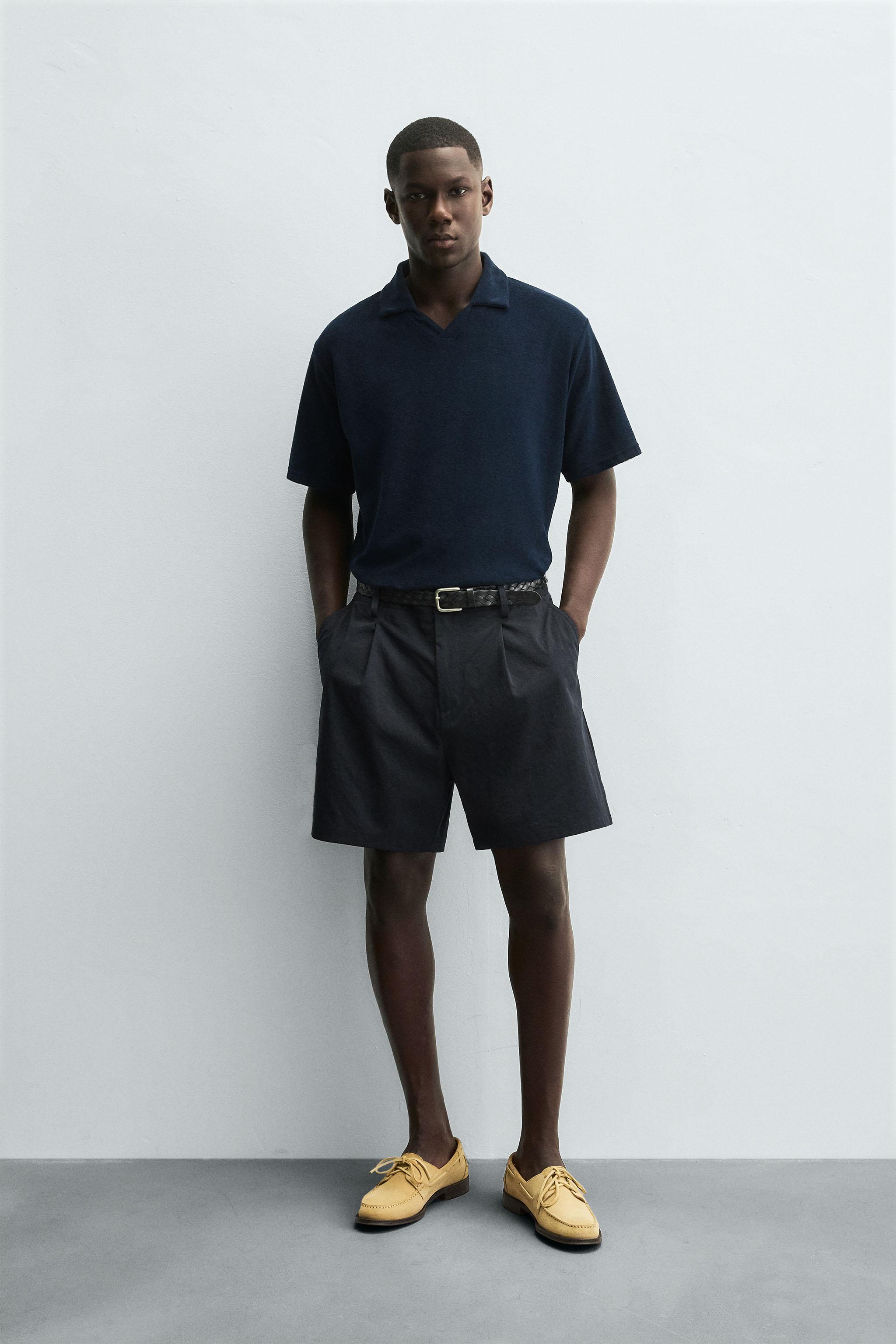 REGULAR FIT TERRY POLO