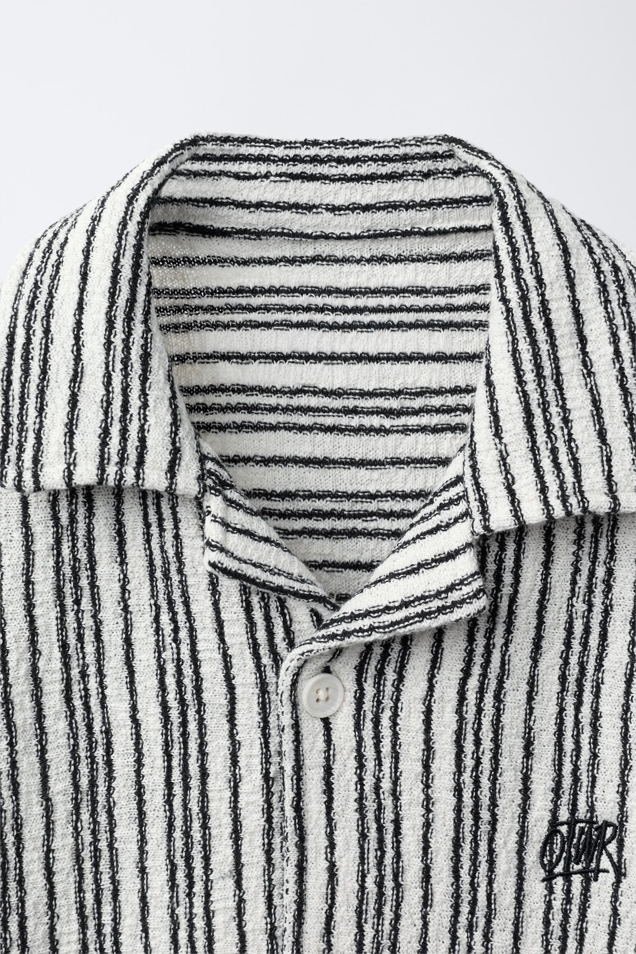 RUSTIC STRIPED BOWLING SHIRT