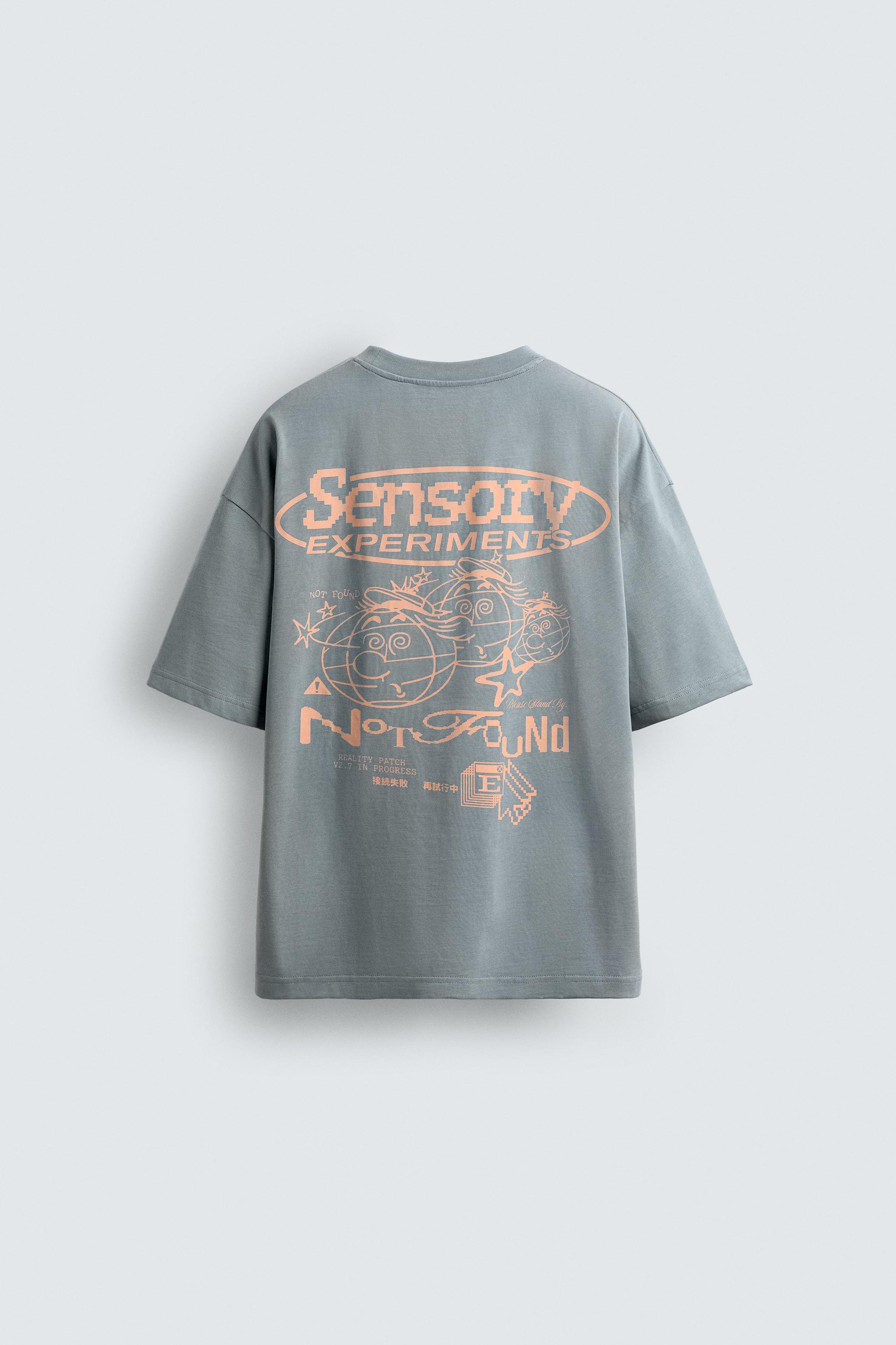 WASHED PRINT T-SHIRT